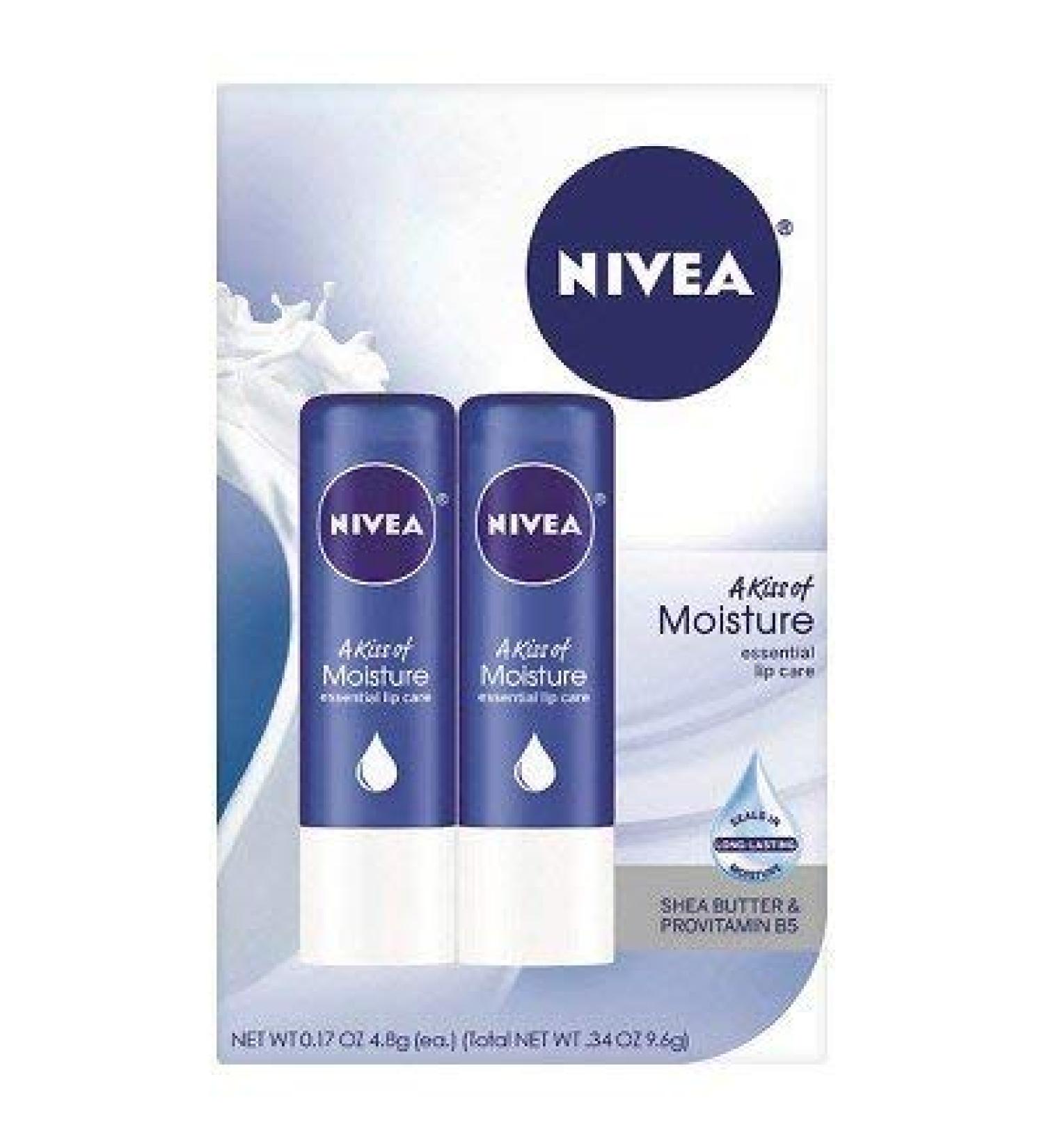 Nivea Original Moisture Lip Balm Dual Pack