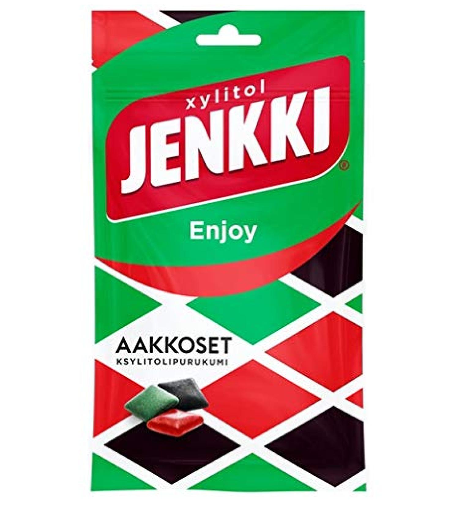 Cloetta Jenkki Xylitol Aakkoset Chewing Gum, 1 Pack of 70 g