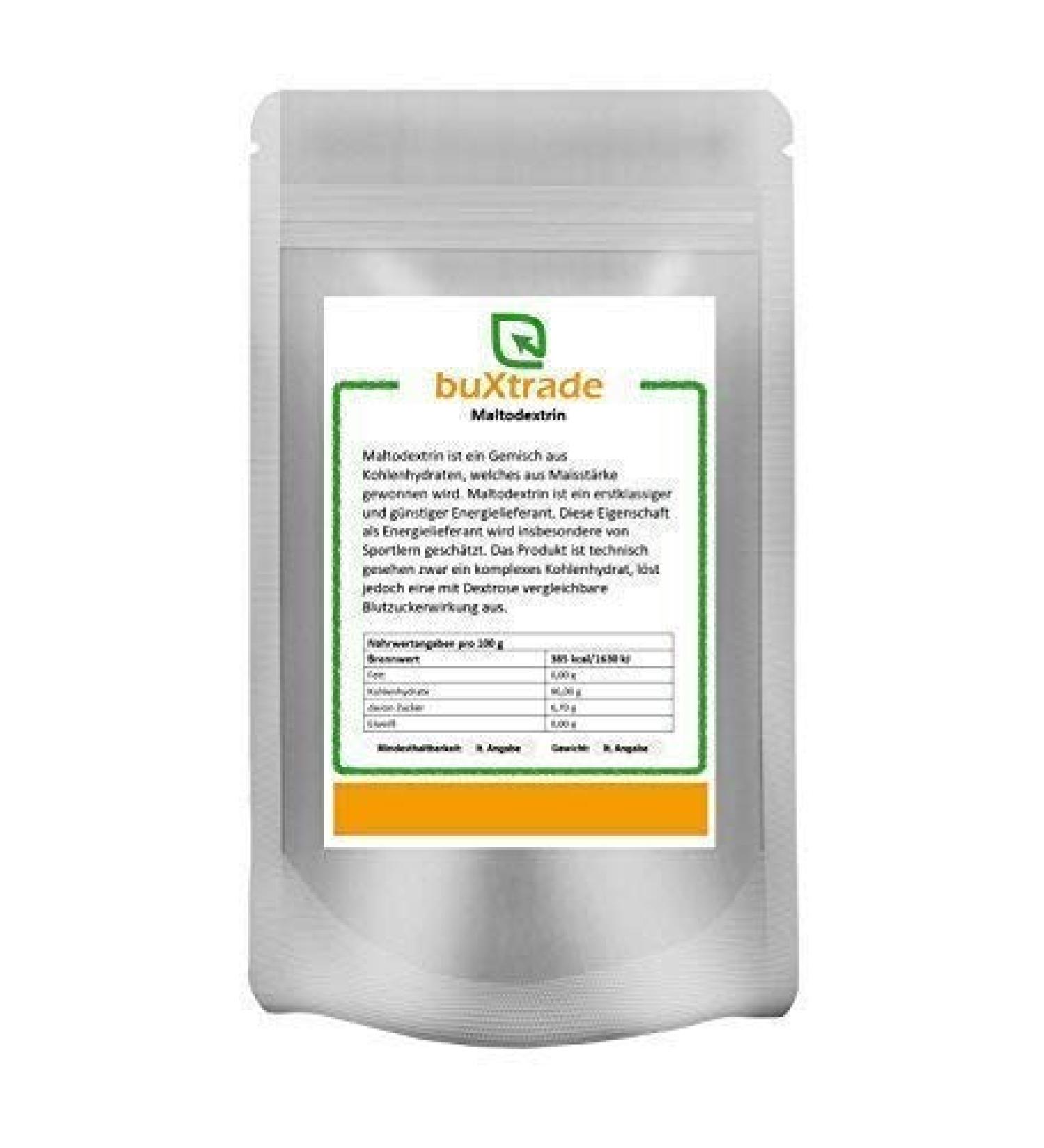 5 kg Maltodextrin | Malto Dextrin | Sugar | Carbohydrates | pure | Buxtrade | Corn starch