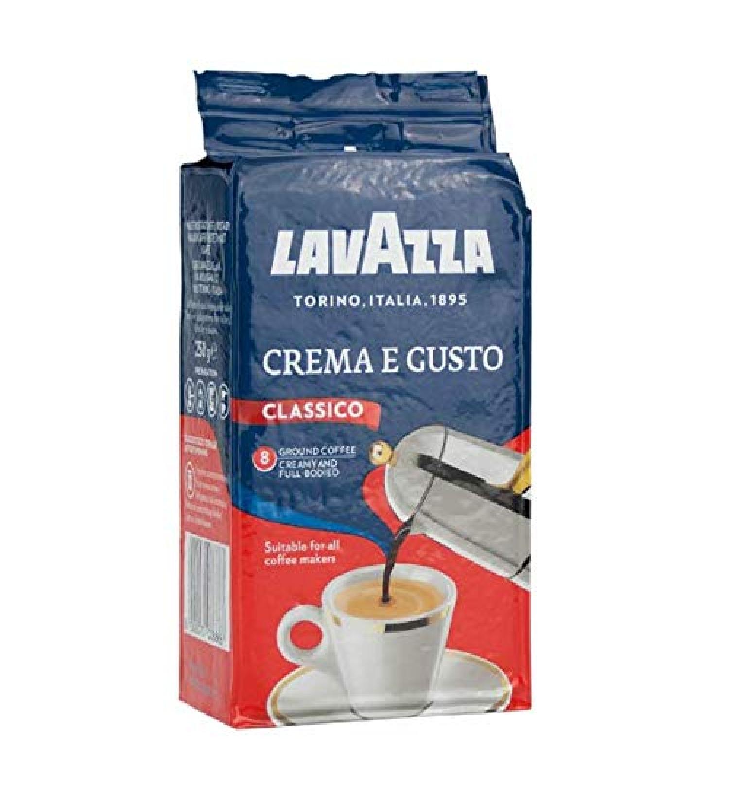 Lavazza 24 Lavazza Crema E Gusto Classic Italian Ground Coffee 250 g