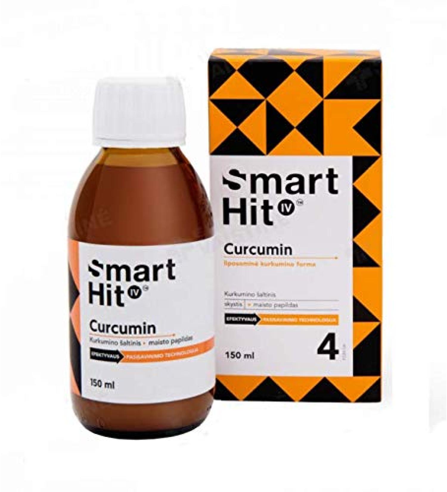 Smart HIT IV Curcumin 150 ml bronze From curcumine. Nutritional supplement. Effective evaporation technology