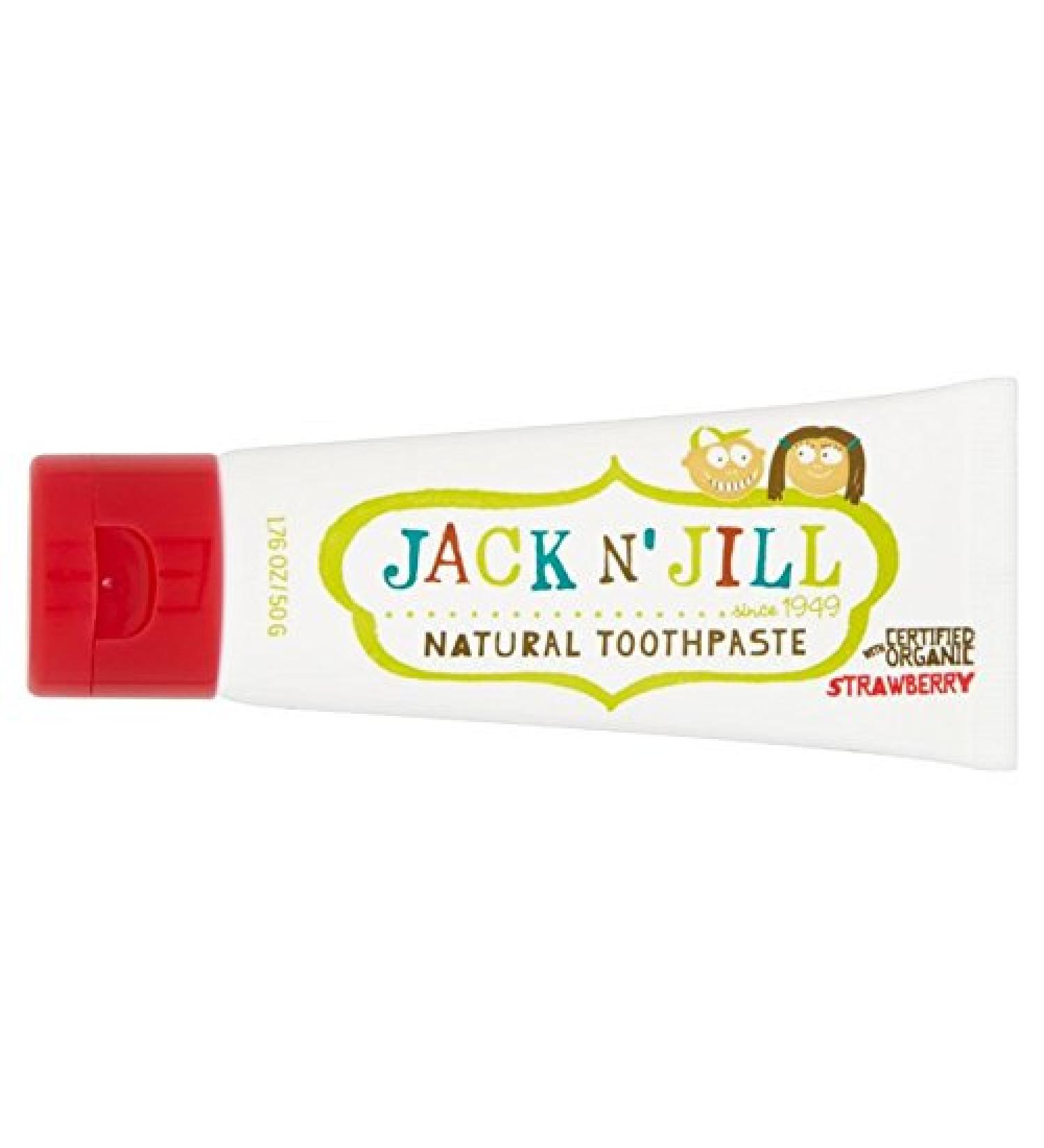 Jack N 'Jill Strawberry Toothpaste Natural with Organic Flavor 50g