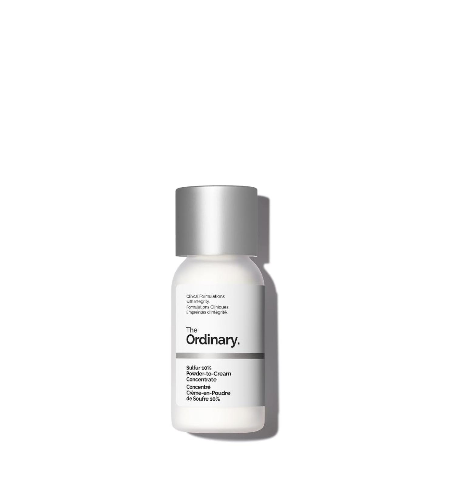 The Ordinary Concentr Cr me-en-Poudre de Soufre 10% Traitement cibl des imperfections permet de r duire l'apparence des ruptions cutan es 5 g - Buy Online on GoSupps.com