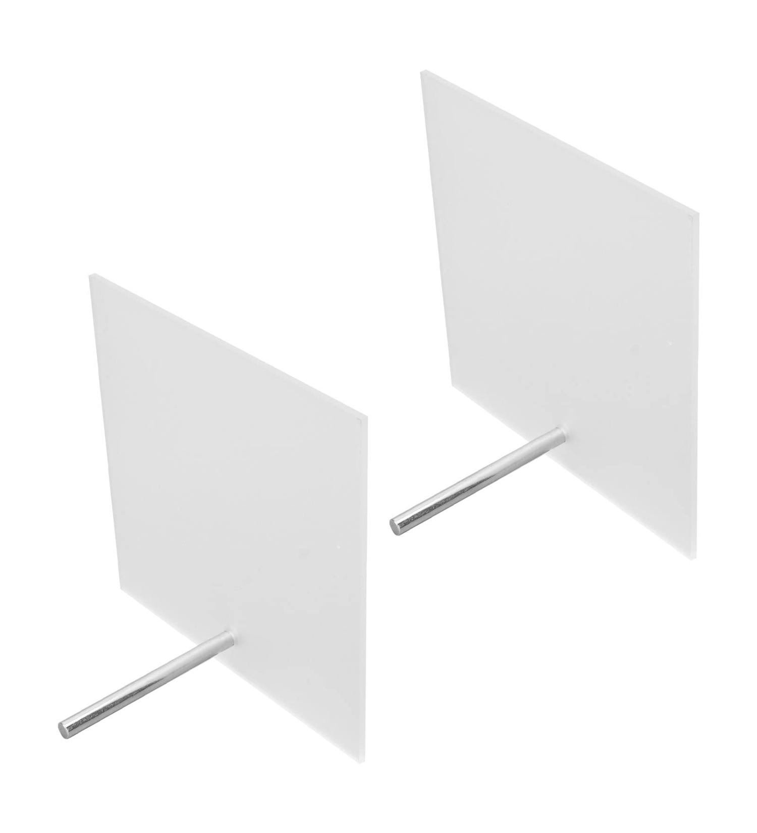 2PC Nail Art Display Board | Premium Acrylic Stand for Artificial Nails | Perfect for Salon & Home Use - Buy Online on GoSupps.com
