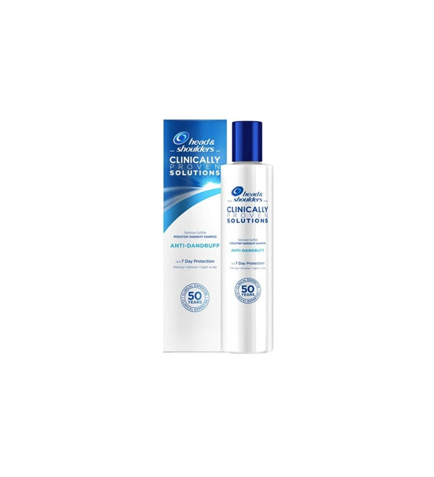 Head & Shoulders Clinical Anti-Dandruff Solution 130ml - Buy Online on GoSupps.com