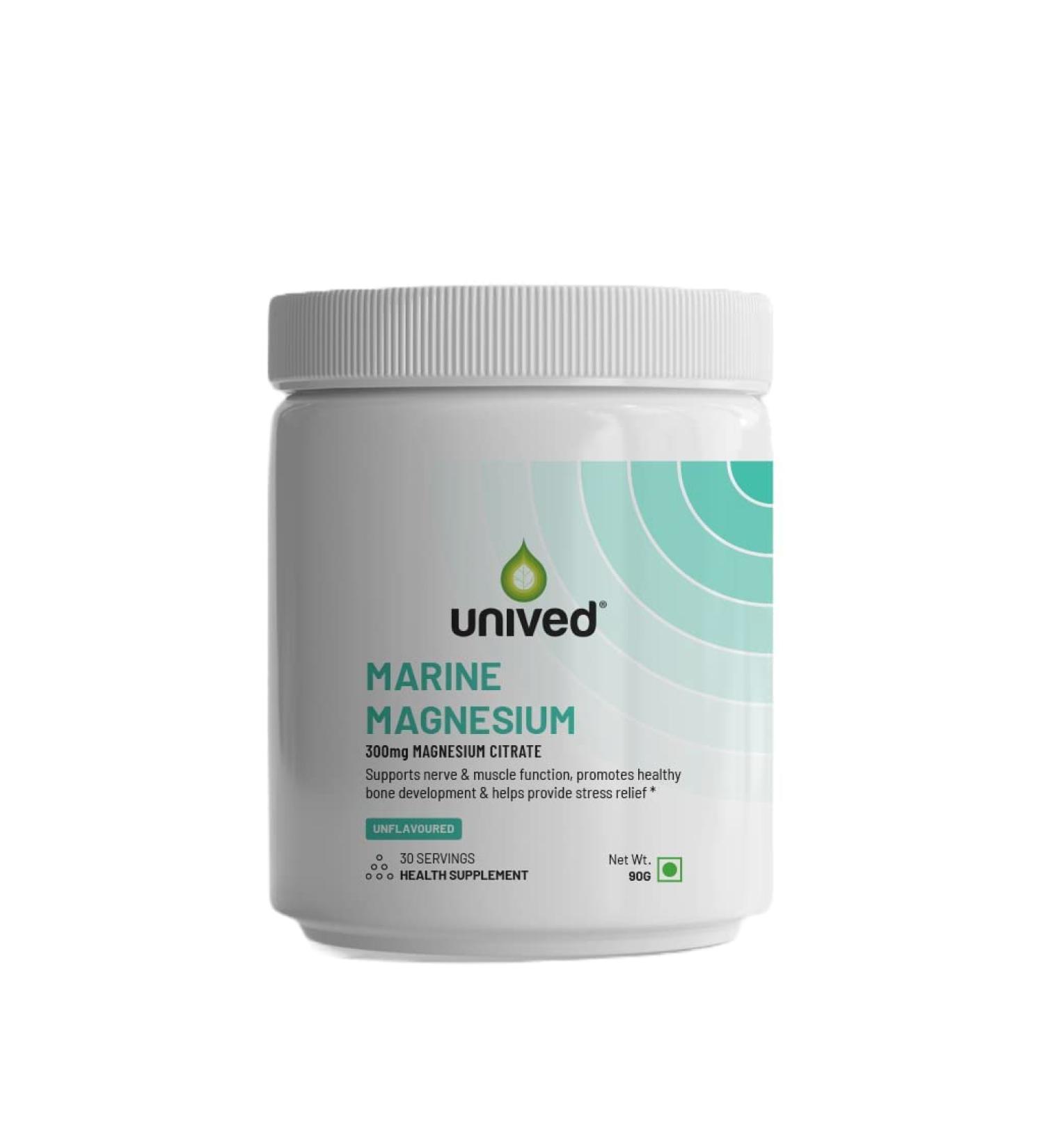 Kavir Marine Magnesium Aquamin Magnesium Citrate 300mg from Sea Water Nerve Function Muscle Health Sleep and Recovery Support 30 Servings - Buy Online on GoSupps.com