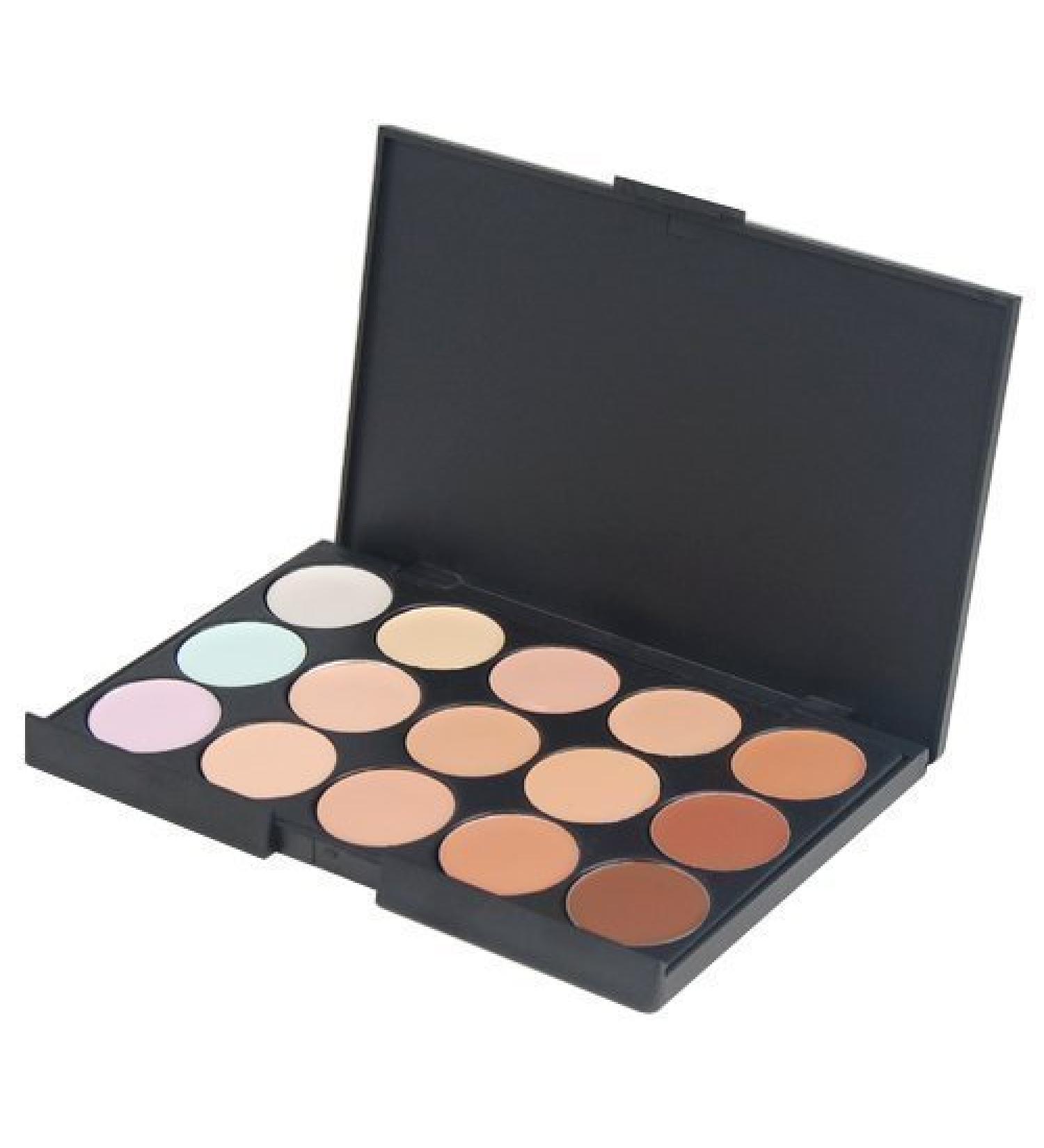 Accessotech 15 Color Pure Concealer Palette & Makeup Set | International Shipping Available - Buy Online on GoSupps.com