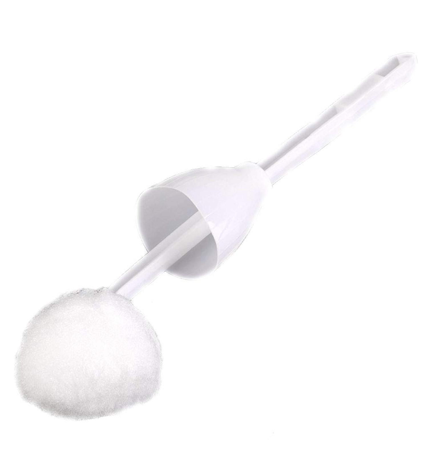 Saccgt Multifunction Squeeze Water Cotton-Type Toilet Cleaning Brush Soft Bristle Home Nylon Fiber Pp Handle - Buy Online on GoSupps.com
