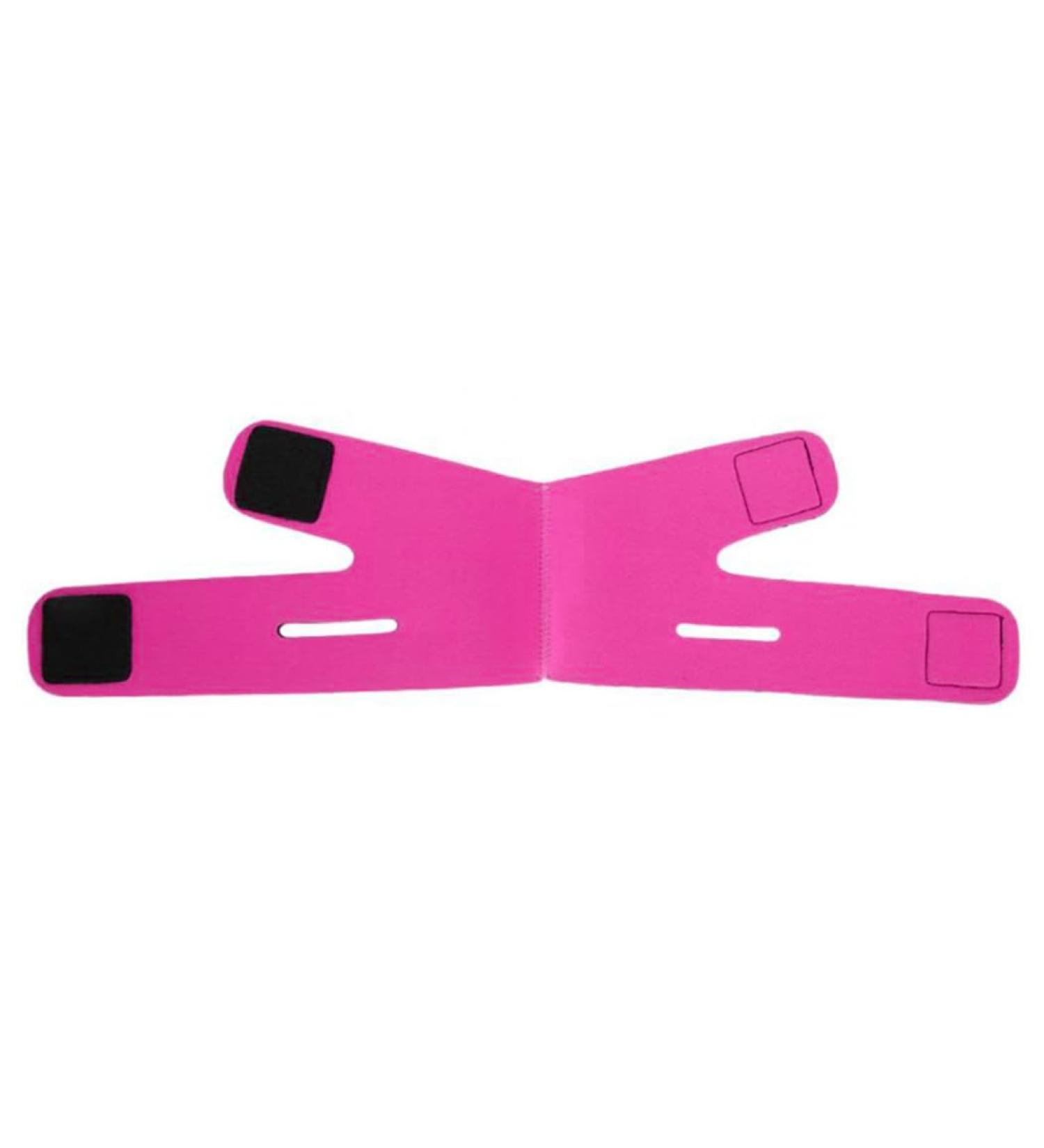 Face Slimming Strap & Facial Mask - Double Chin Reducer for Women | Thin Neck Facelift | Rose Red - Buy Online on GoSupps.com