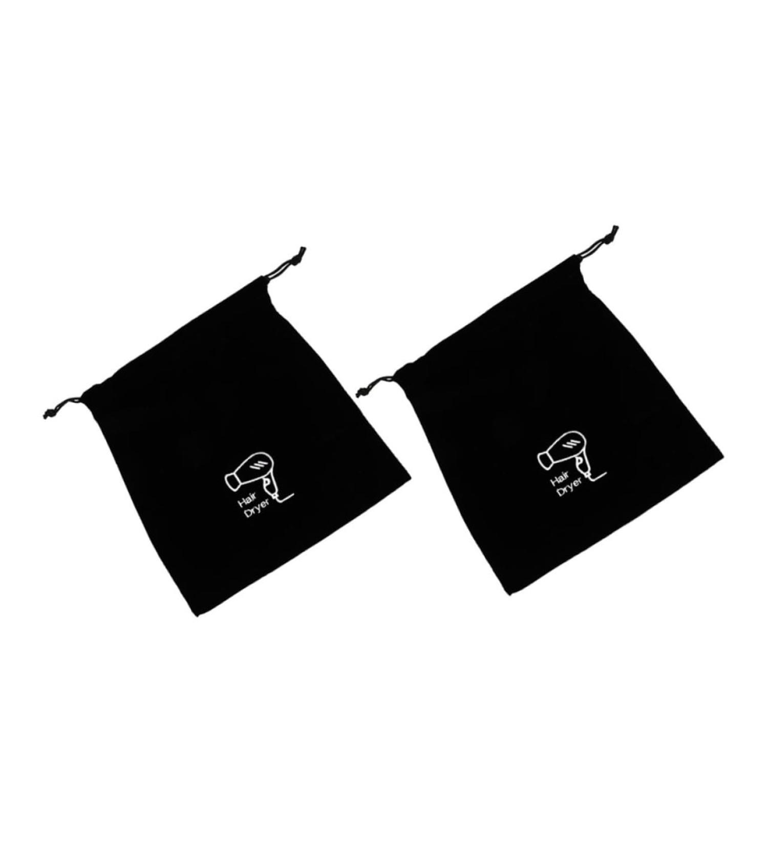 VINTORKY 2pcs Velvet Bag Hair Dryer Travel Bag Hair Dryer Storage Hair Dryer Attachments Storage Drawstring Bag Travel Bag for Blow Dryer and Hair Tools Travel Makeup Bag Hair Dryer Bag - Buy Online on GoSupps.com