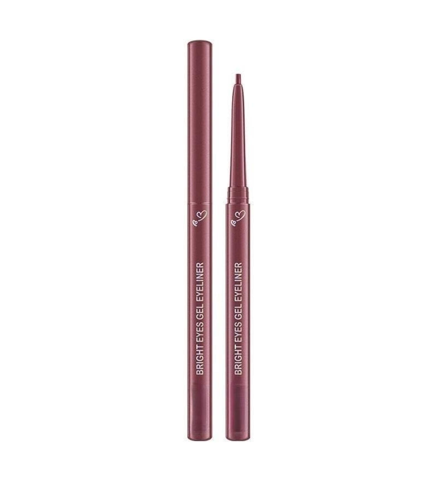 BADALO Extremely Fine Waterproof Eyeliner Ultra Fine Long Lasting NonSmudge Female Beginner Eyeliner Pen Pink Eyeliner Pen Size 6 light champagne shimmer