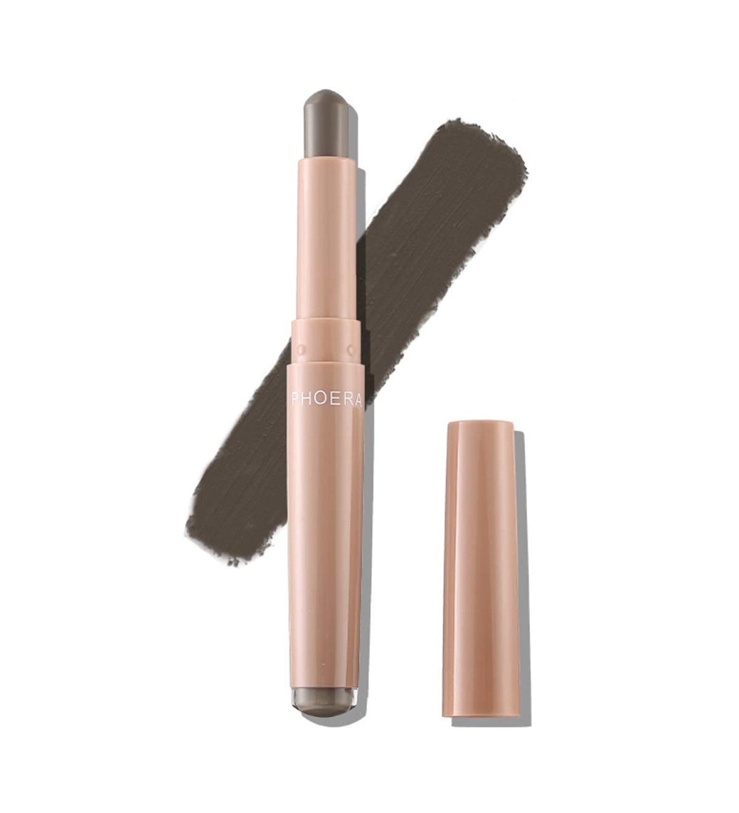 MEICOLY Creamy Eyeshadow Stick Matte Waterproof Eye Brightener Highlighter Crayon - 104 Stone - Buy Online on GoSupps.com