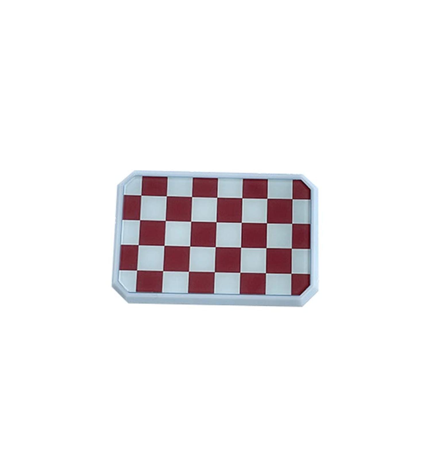 Buy Tide Checkerboard Cosmetic Contact Lens Box - Black & White Unisex Blue Color - International Shipping Available - Buy Online on GoSupps.com