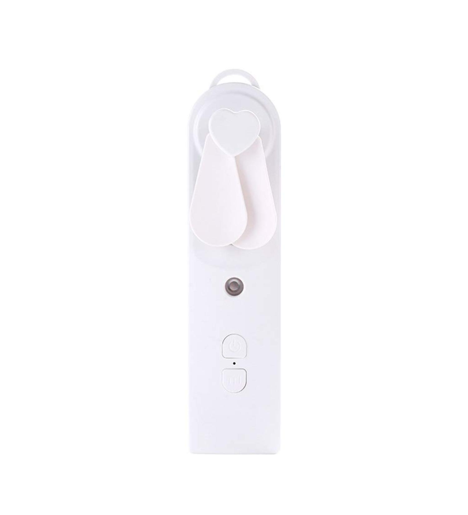 Portable 2 in 1 Mini Fan Humidifier USB Rechargeable Handheld Fan Water Spray Mist Fan Face Steamer Air Conditioner for Outdoor (Color : Pink) yubin1993 (Color : White) - Buy Online on GoSupps.com