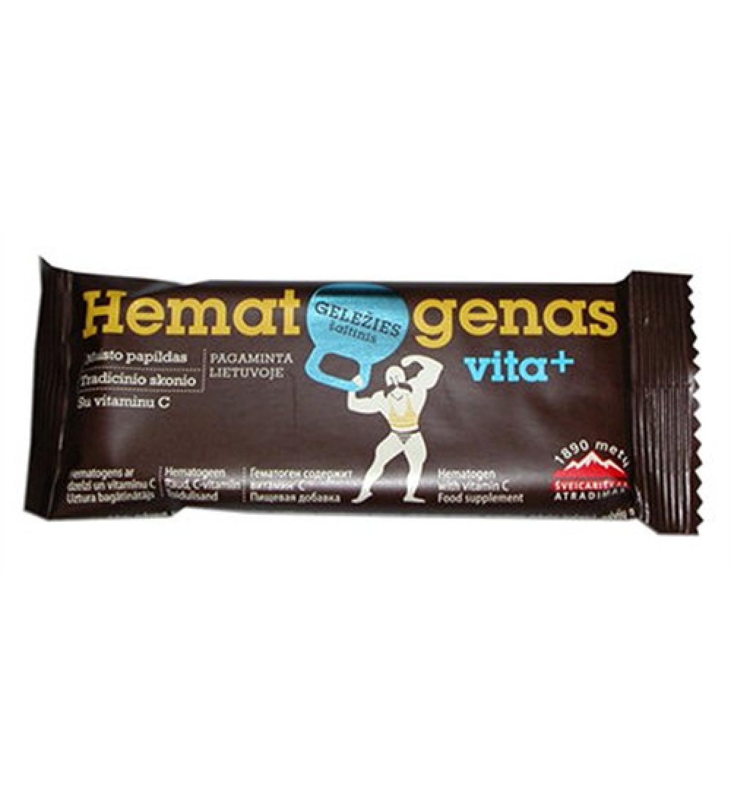 Vita+ Gematogen Pack of 8 Soft Caramel Bars Containing Protein 8 x 50g