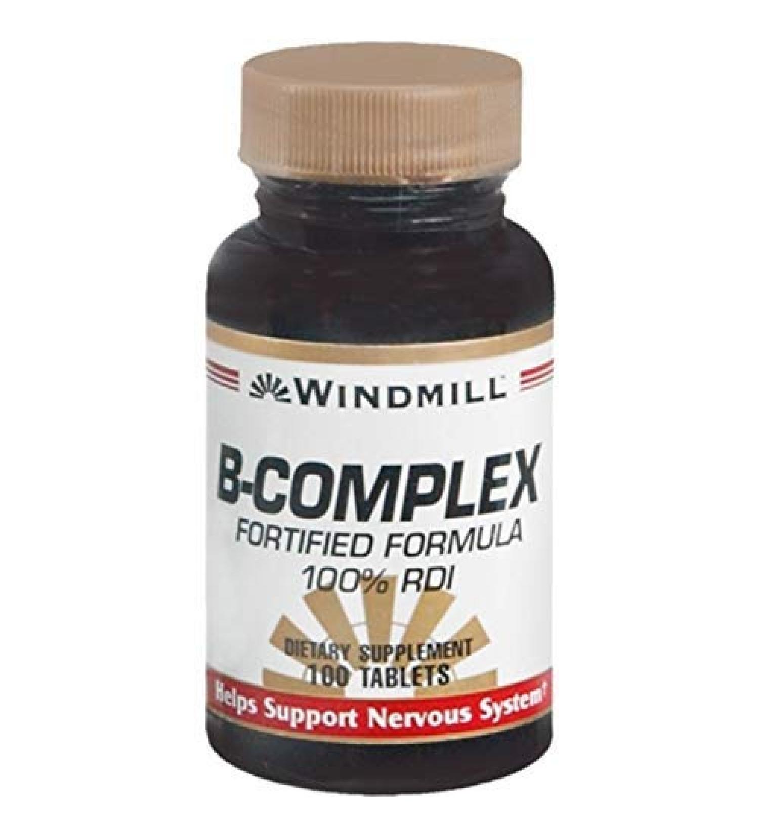 Windmill Vitamin B-Complex - 100 Tablets