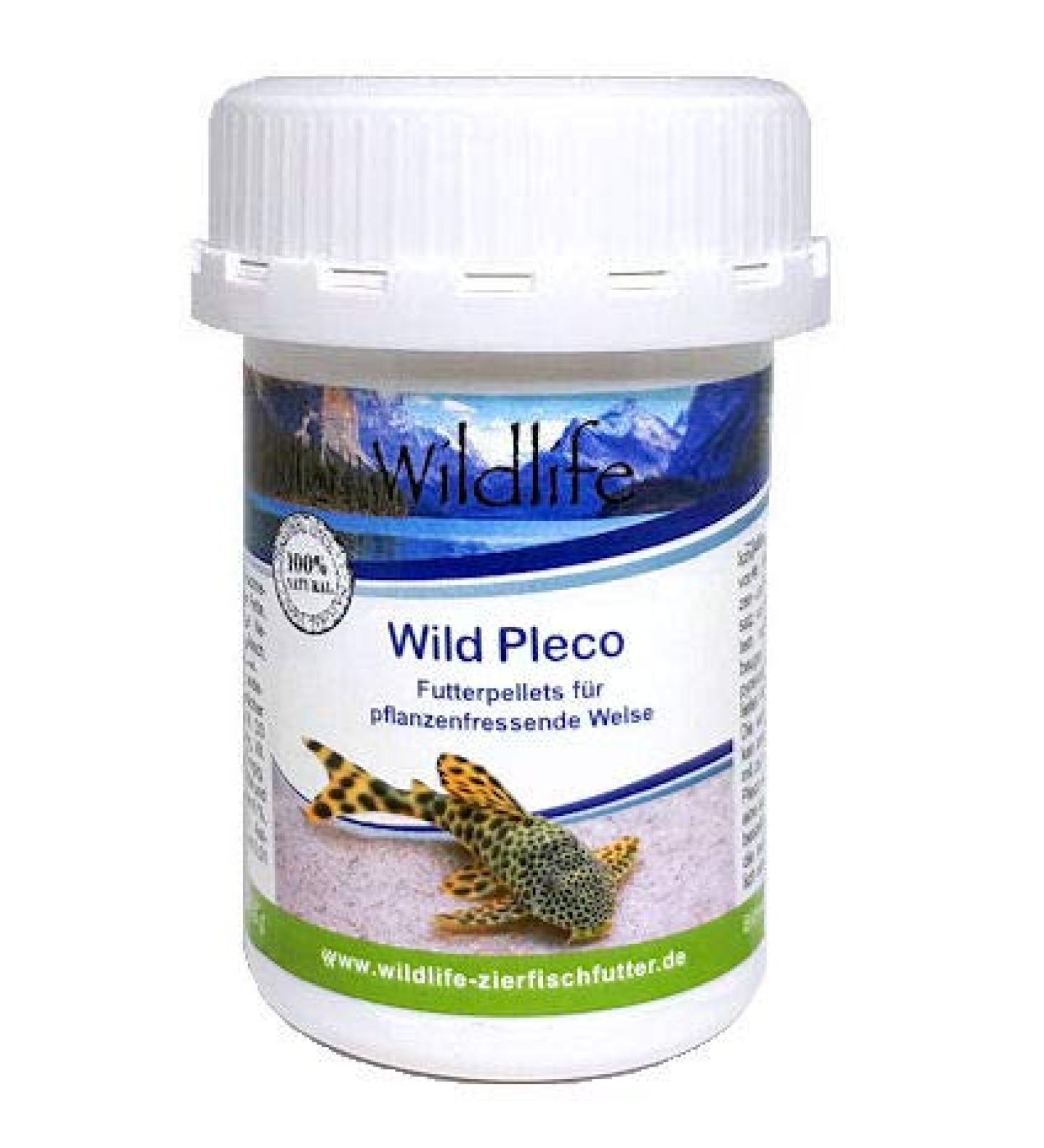 Wildlife Wild Pleco Natural Food Pellets for Herbivorous Catfish, 47g