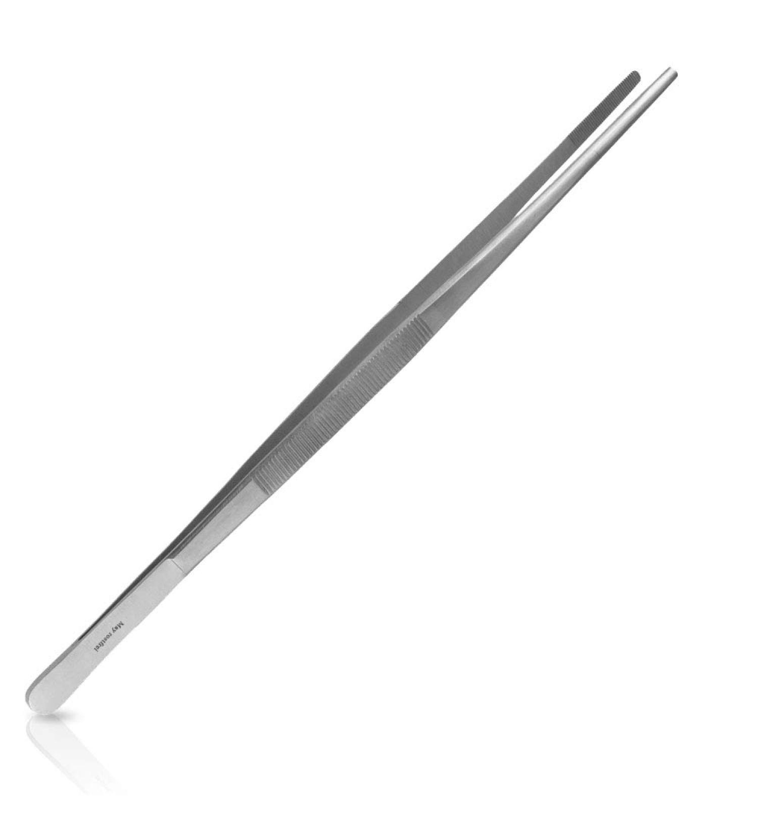 May Terrarium Tweezers 30cm - Stainless Steel Feeding Tongs & Straight Design for Perfect Plant Care - Buy Online on GoSupps.com