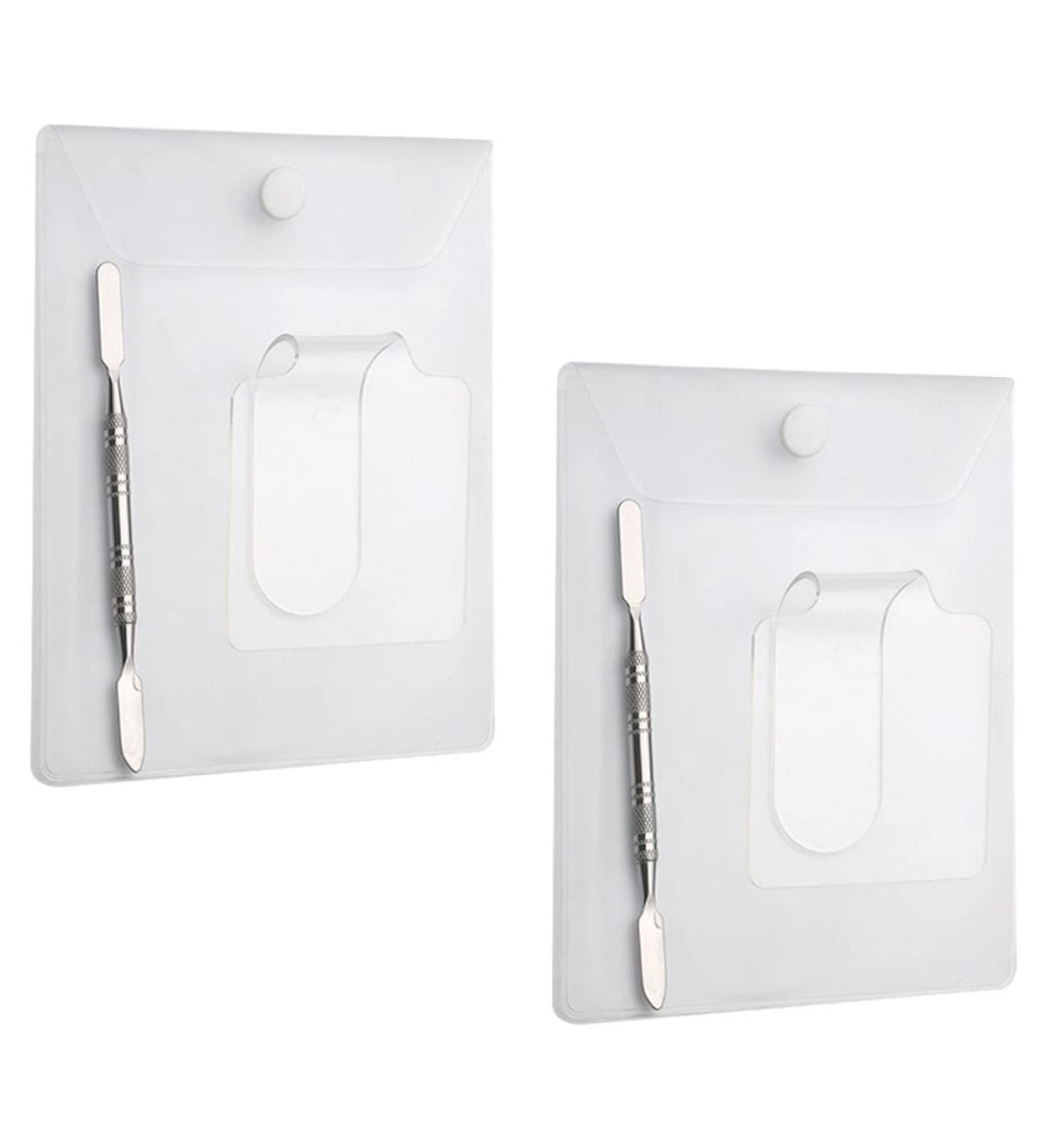 Ipetboom 6 Pcs Acrylic Palette Spatula Set - Professional Makeup Mixing & Scraping Tools for Eyeshadow & Manicure | Stainless Steel 12x8.5cm - Buy Online on GoSupps.com