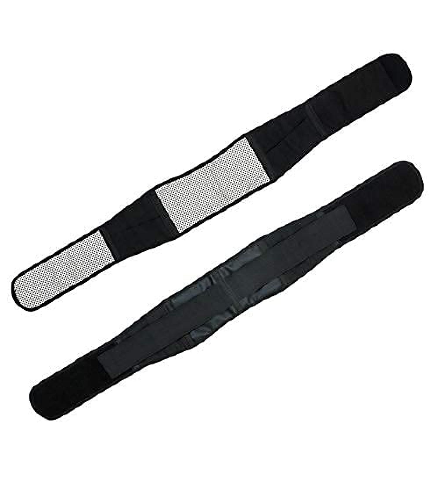 Delesy's Adjustable Waist Posture Correction Belt - Tourmaline Self-Heating Magnetic Field Therapy for Back Support & Lumbar Massage | SVART S - Buy Online on GoSupps.com