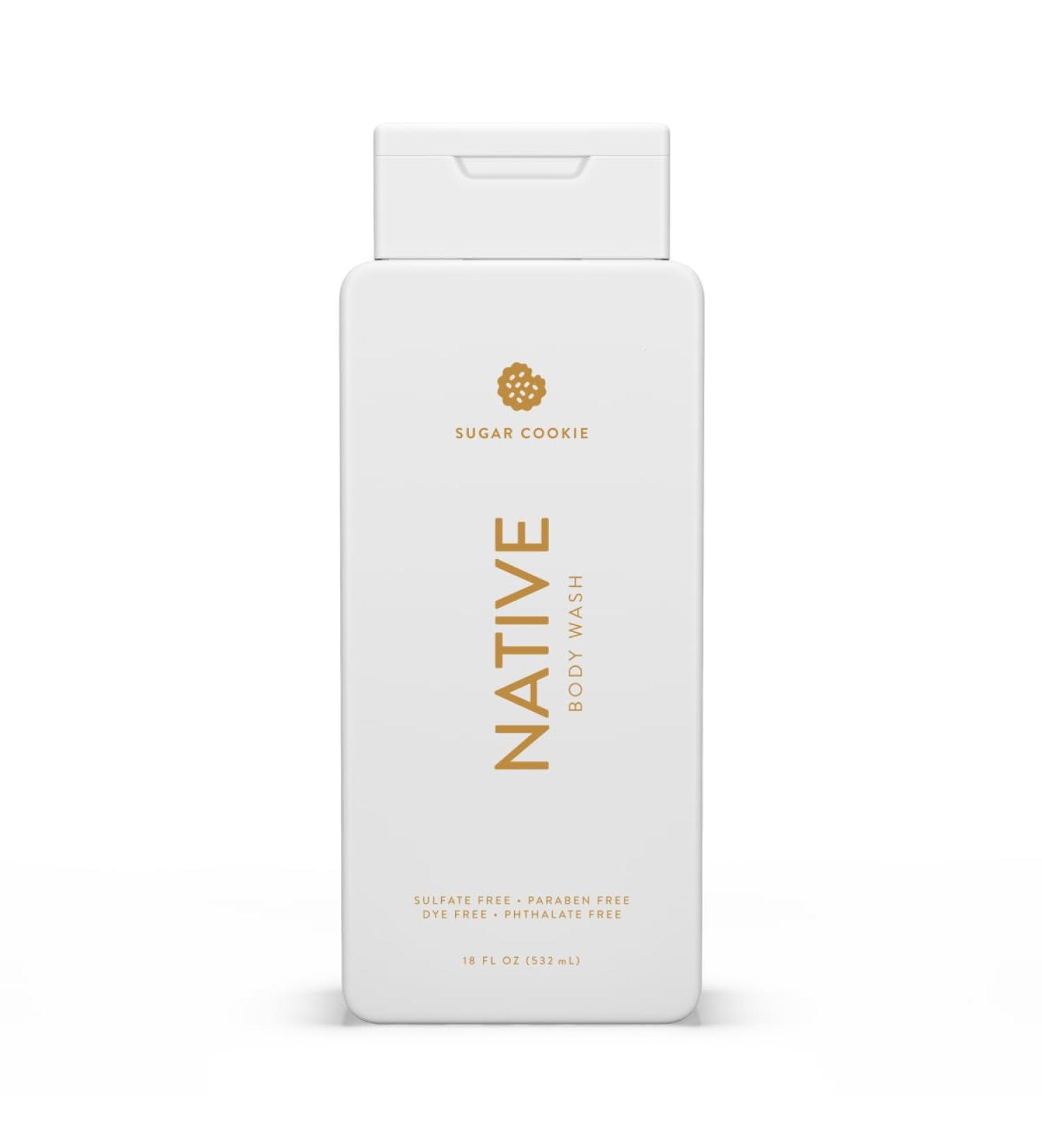 Native Limited Edition Sugar Cookie Body Wash 18 Fl Oz | Vegan Cruelty-Free International Shipping - Buy Online on GoSupps.com