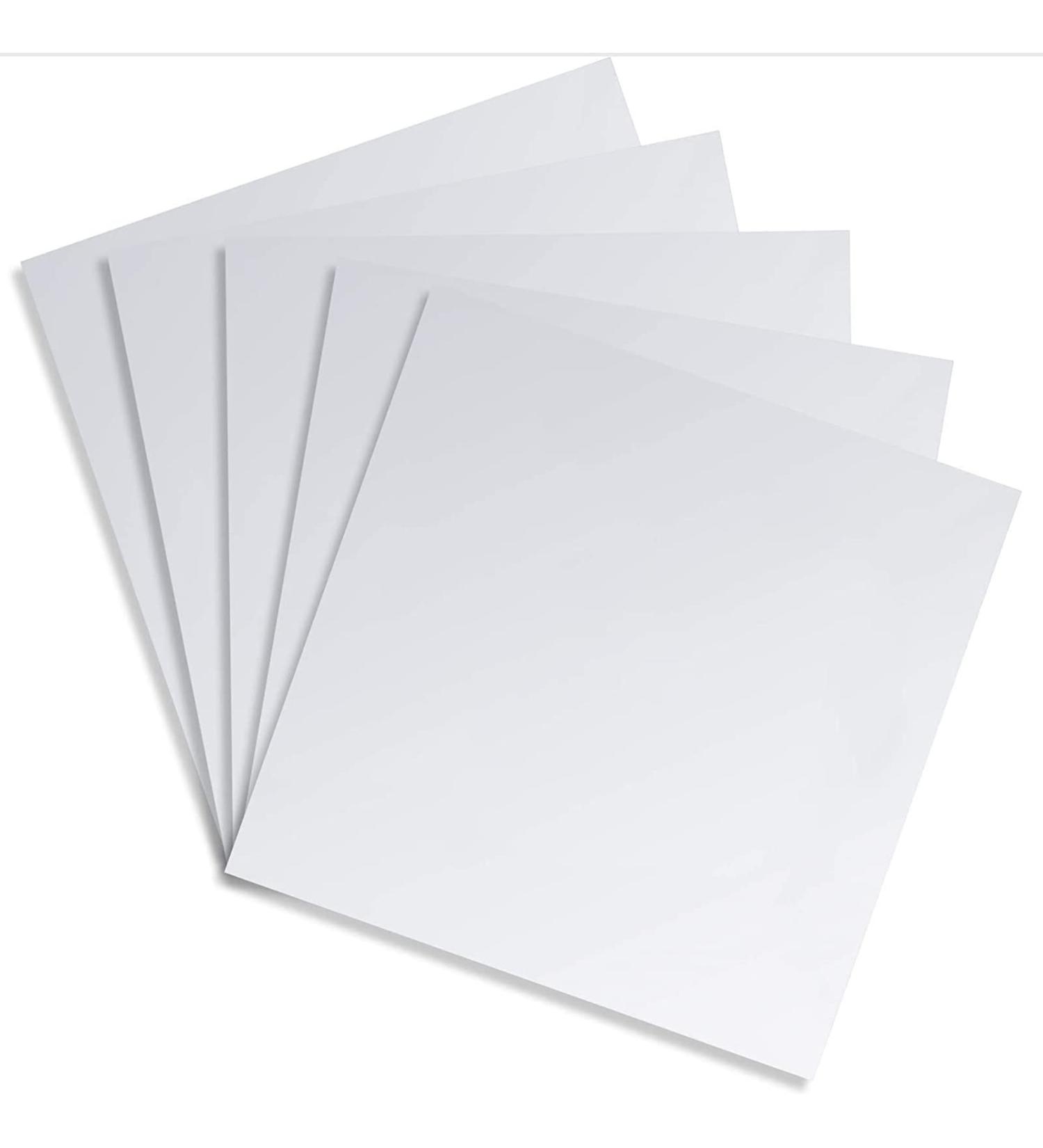 Shiny Metallic Sheets for Arts and Crafts - Silver (11.8 in, 5 Pack) - Buy Online on GoSupps.com