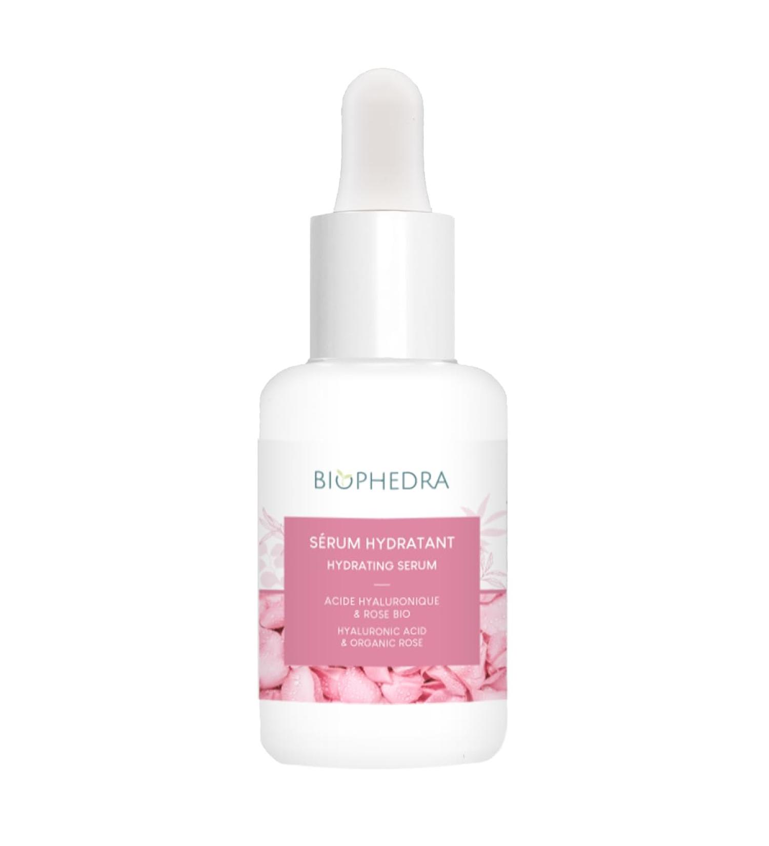 BIOPHEDRA | MOISTURIZING SERUM Hyaluronic Acid & organic Rose - Moisturizing serum for normal to dry skin - Natural and organic Anti-aging - Cruelty free - Made in France - Buy Online on GoSupps.com