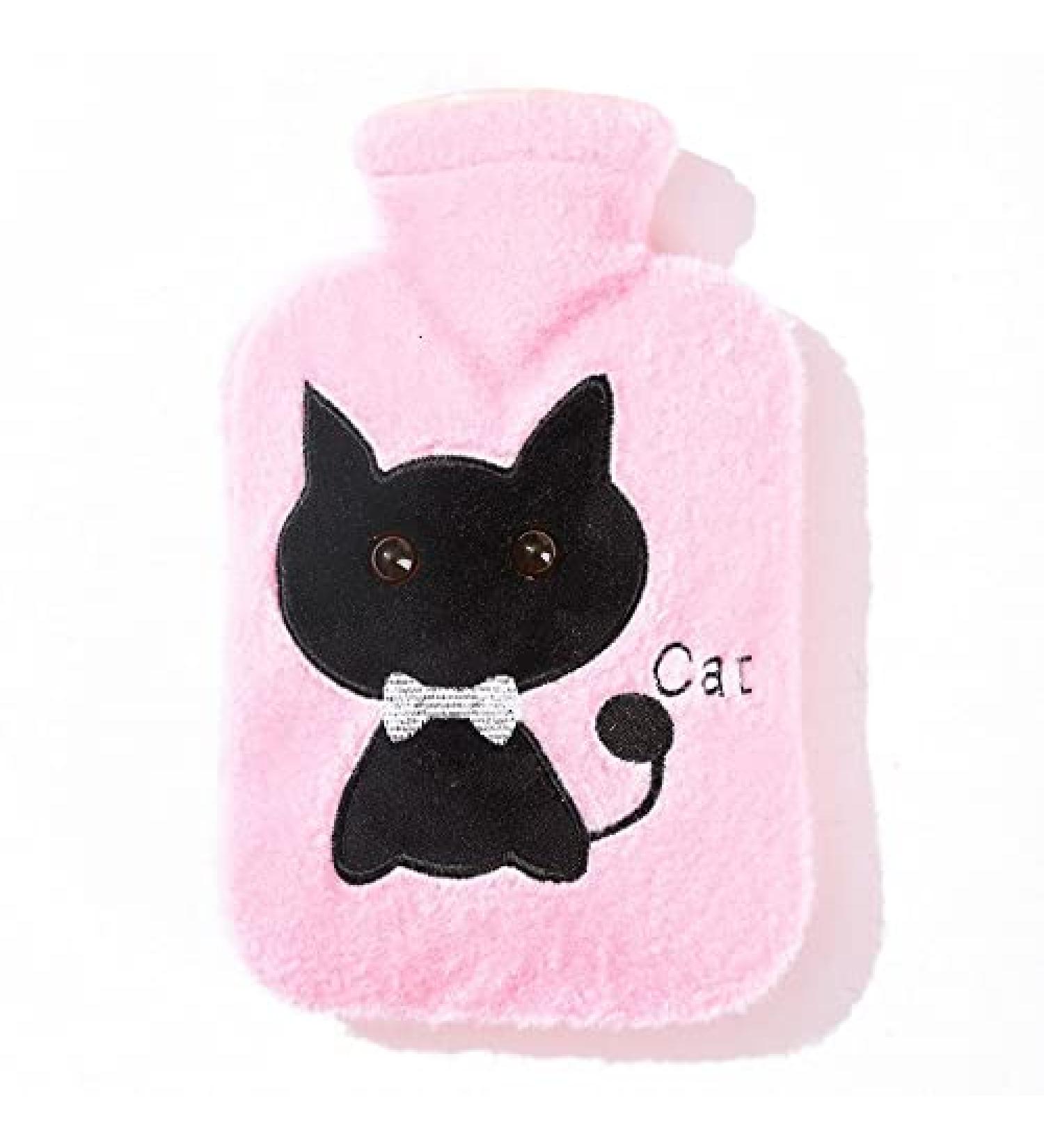 MAIES 1000ml Cute Hot Water Bottle - Cartoon Warmer for Comfort & Warmth | Ideal for Belly Pain Relief - International Shipping - Buy Online on GoSupps.com