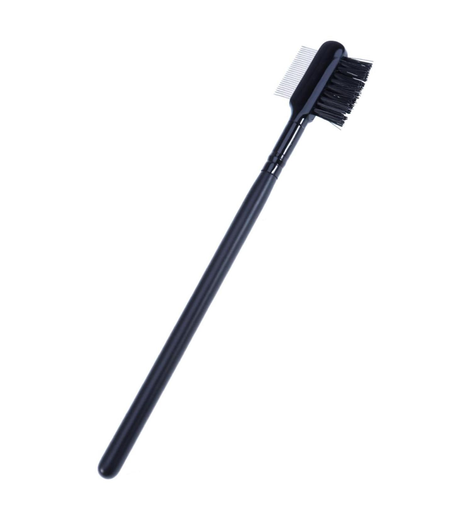 Dual Purpose Eyelash Comb & Eyebrow Brush - Essential Makeup Tool for Perfect Lash & Brow Styling | Shop Internationally - Buy Online on GoSupps.com