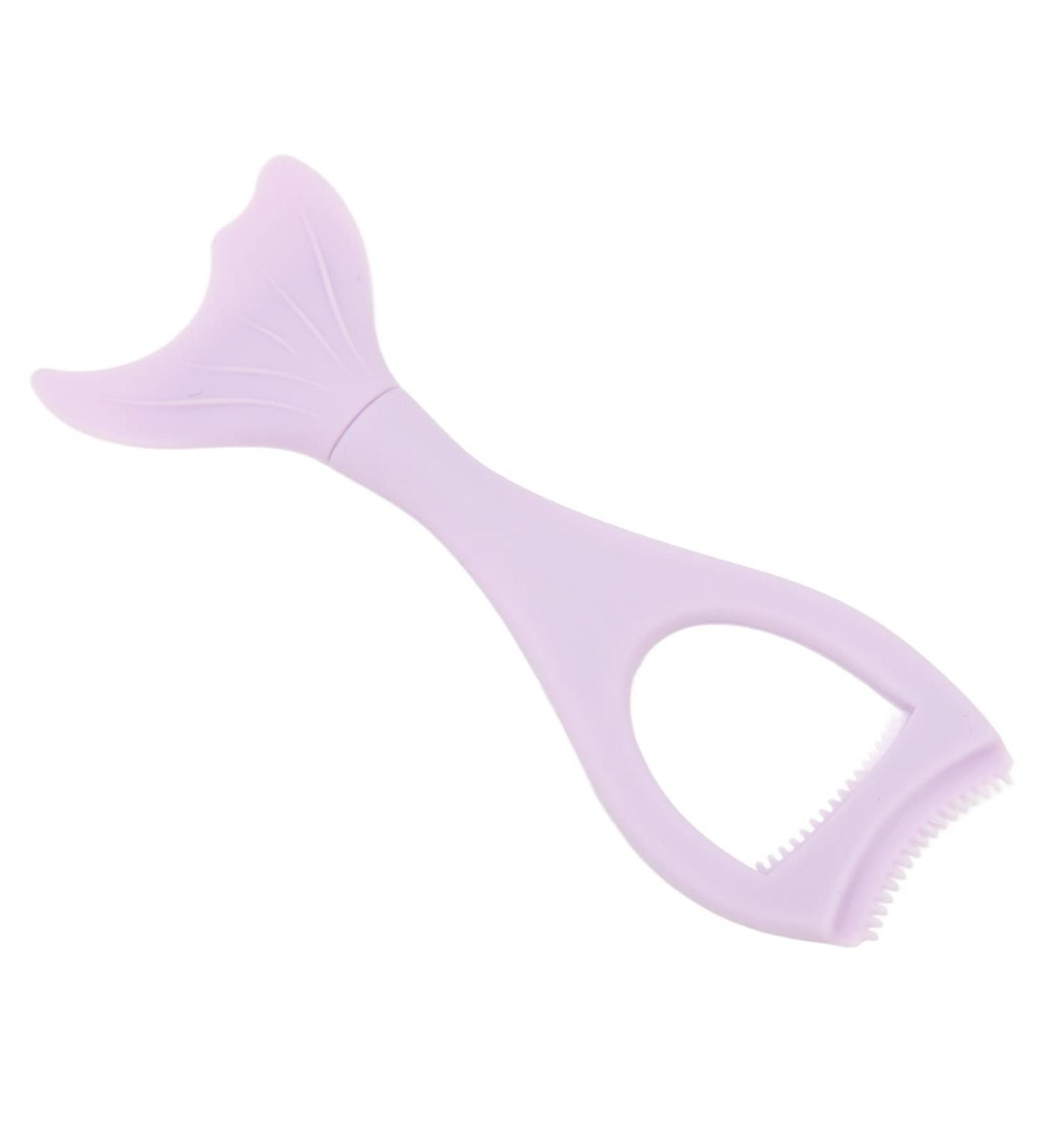 Silicone Mascara Shield Easy To Clean Prevent Spoiling Stencils Wing Tips Curved Reusable Multifunctional Purple for Women for Makeup Tool - Buy Online on GoSupps.com