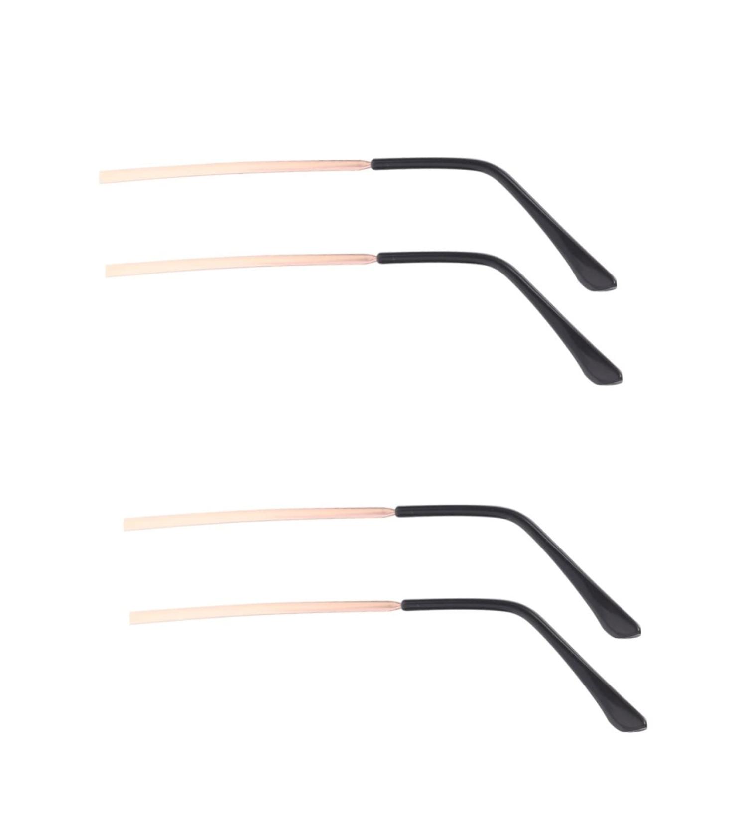 Balue Glasses Repair Set 2 Pairs of Stylish Sunglasses with Metal Frames & Spare Parts | Ros gold | Complete Glasses Repair Kit - Buy Online on GoSupps.com