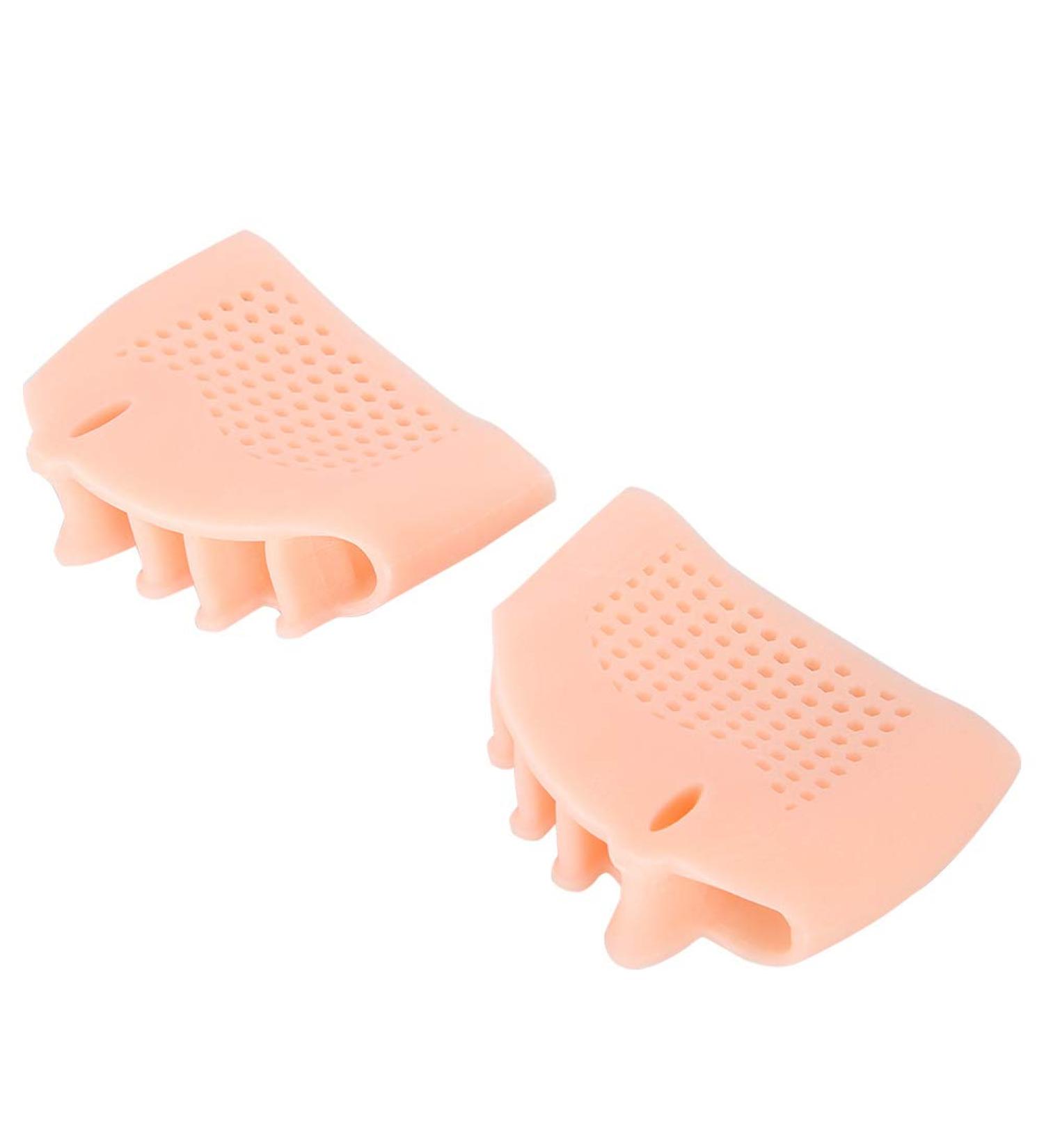 Hiraith Silicone Bunion Straightener | Hallux Valgus Corrector & Toe Protector for Pain Relief - Skin Color - Buy Online on GoSupps.com