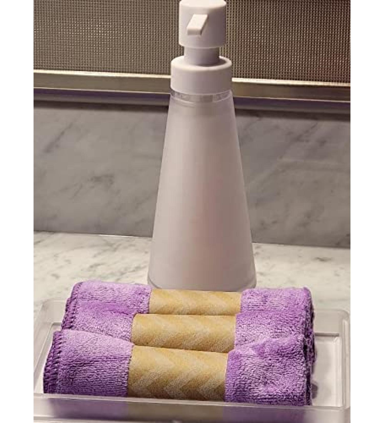 Ultra Dense Luxurious Makeup Removal Cloth | Exfoliating Face Cloth 12x12 | Groovy Lavender - Basic Essentials - Buy Online on GoSupps.com