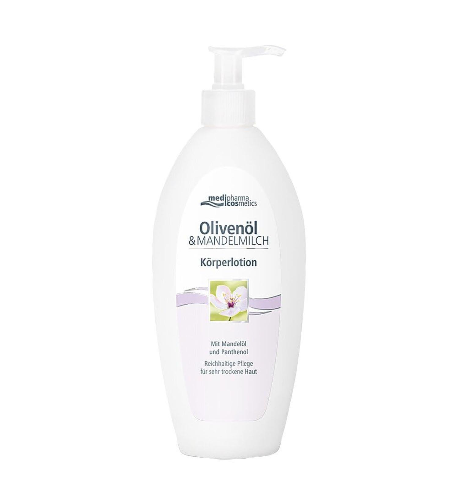 Buy Olive Oil Almond Milk Body Lotion 500ml - Nourishing Hydrating International Shipping - Buy Online on GoSupps.com