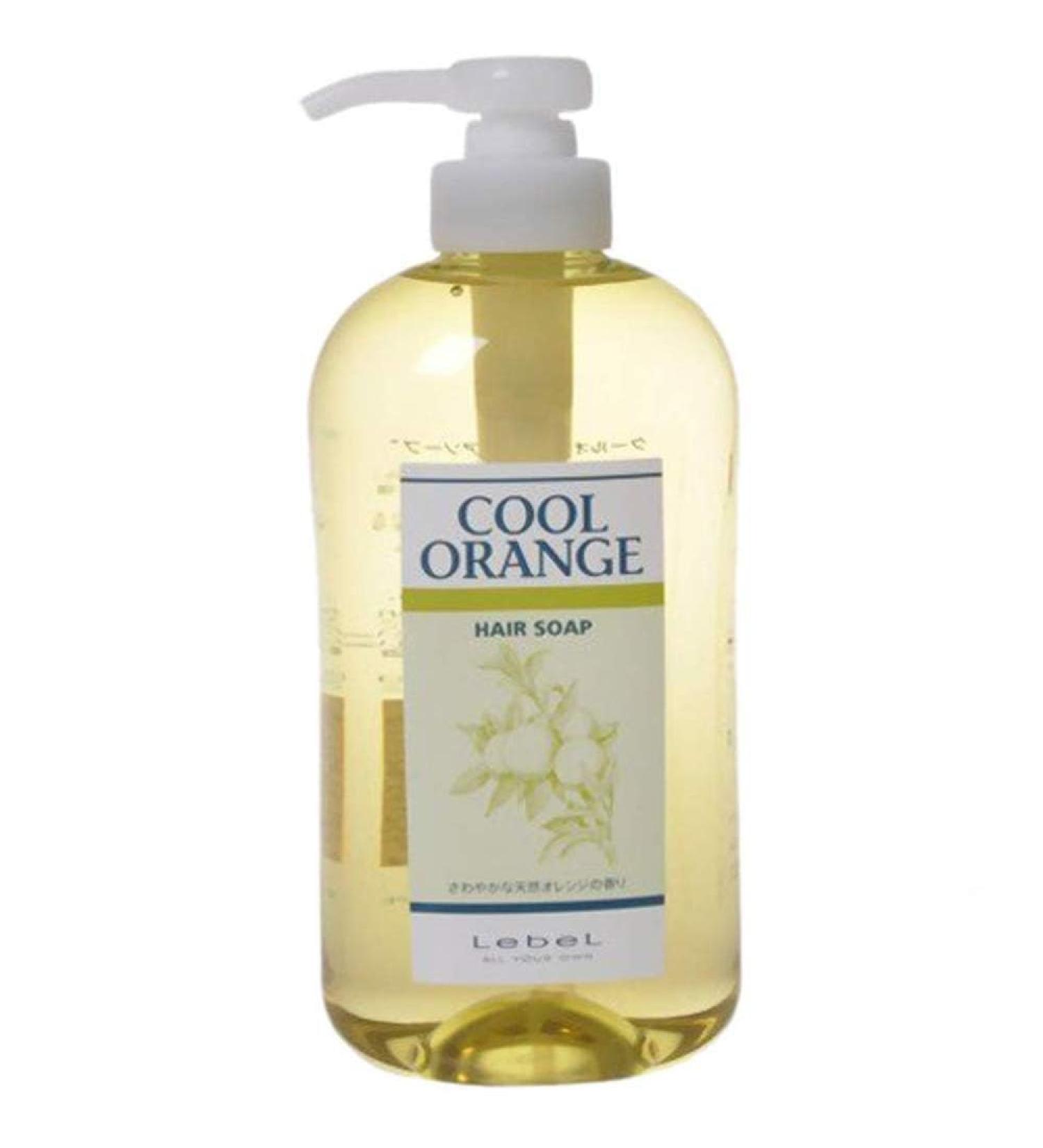 Lebel Cool Orange Hair Soap 600ml | Nourishing Shampoo for All Hair Types | International Shipping Available - Buy Online on GoSupps.com