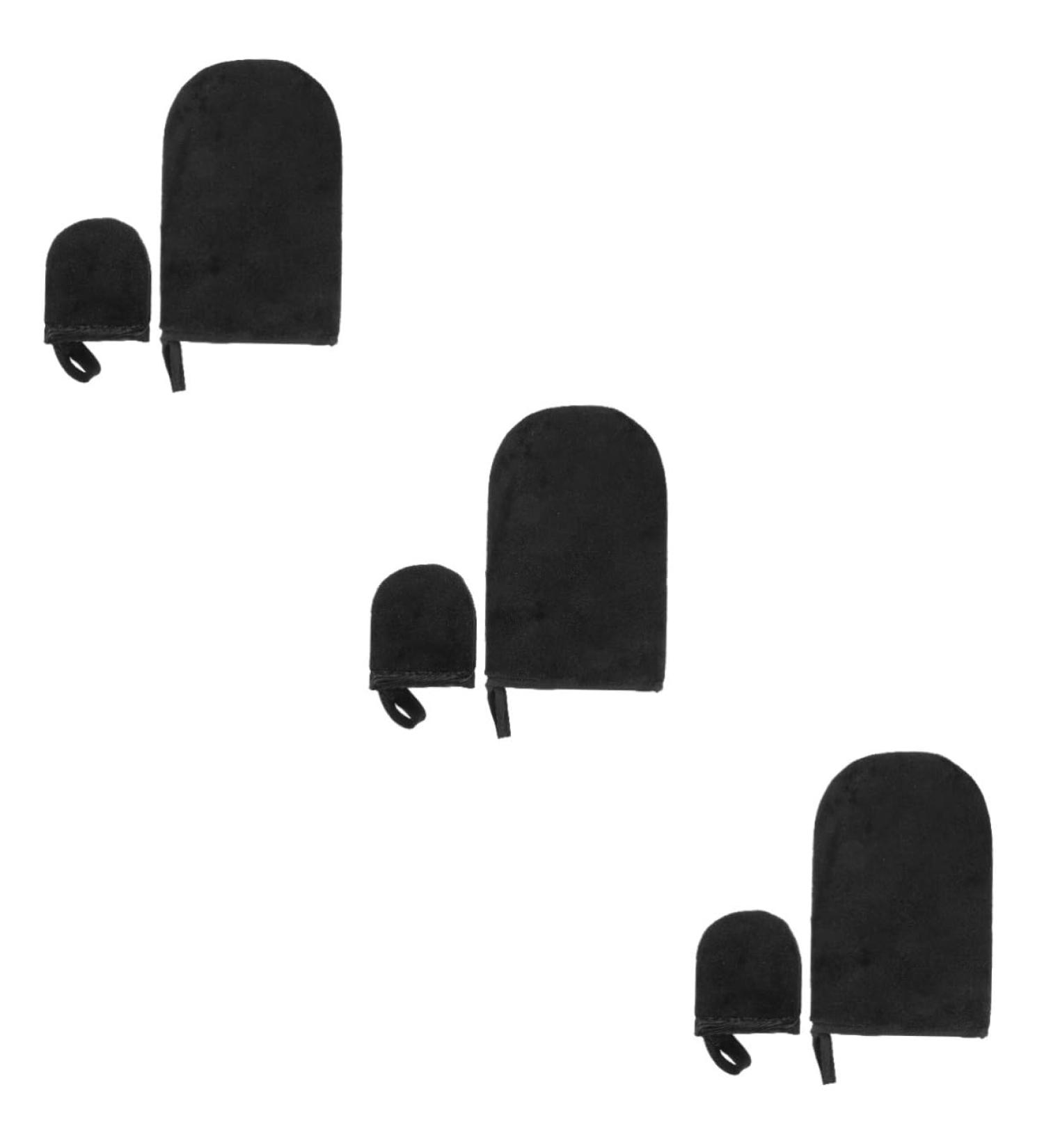 Angoily 3 Sets Tanning Gloves Hand Protectors Manicure Gloves Manicure Hand Covers Uv Hand Gloves Tanning Lotion Applicator Nail Art Accessory Face Lotion Gel Soft Nail Polish Flocking - Buy Online on GoSupps.com