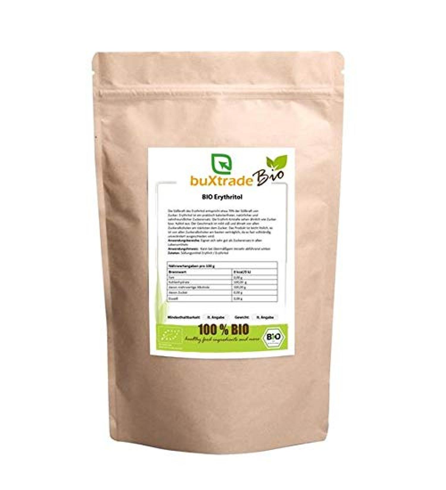 Buxtrade - BIO Erythritol - 350gr / 12.34oz zip bag