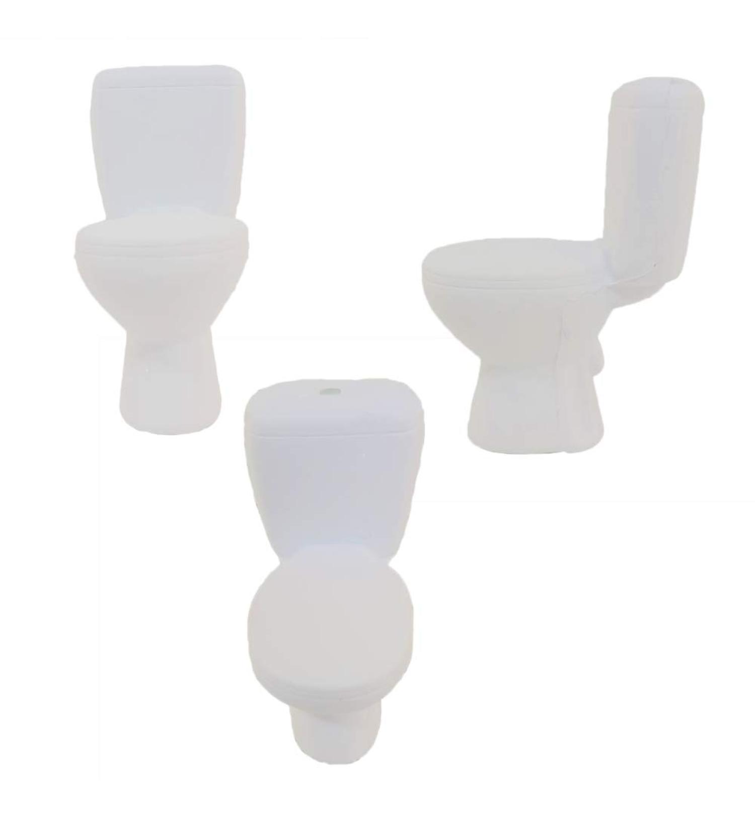Stress Relief Squeezable Foam Toilet Set of 3 - Buy Online on GoSupps.com