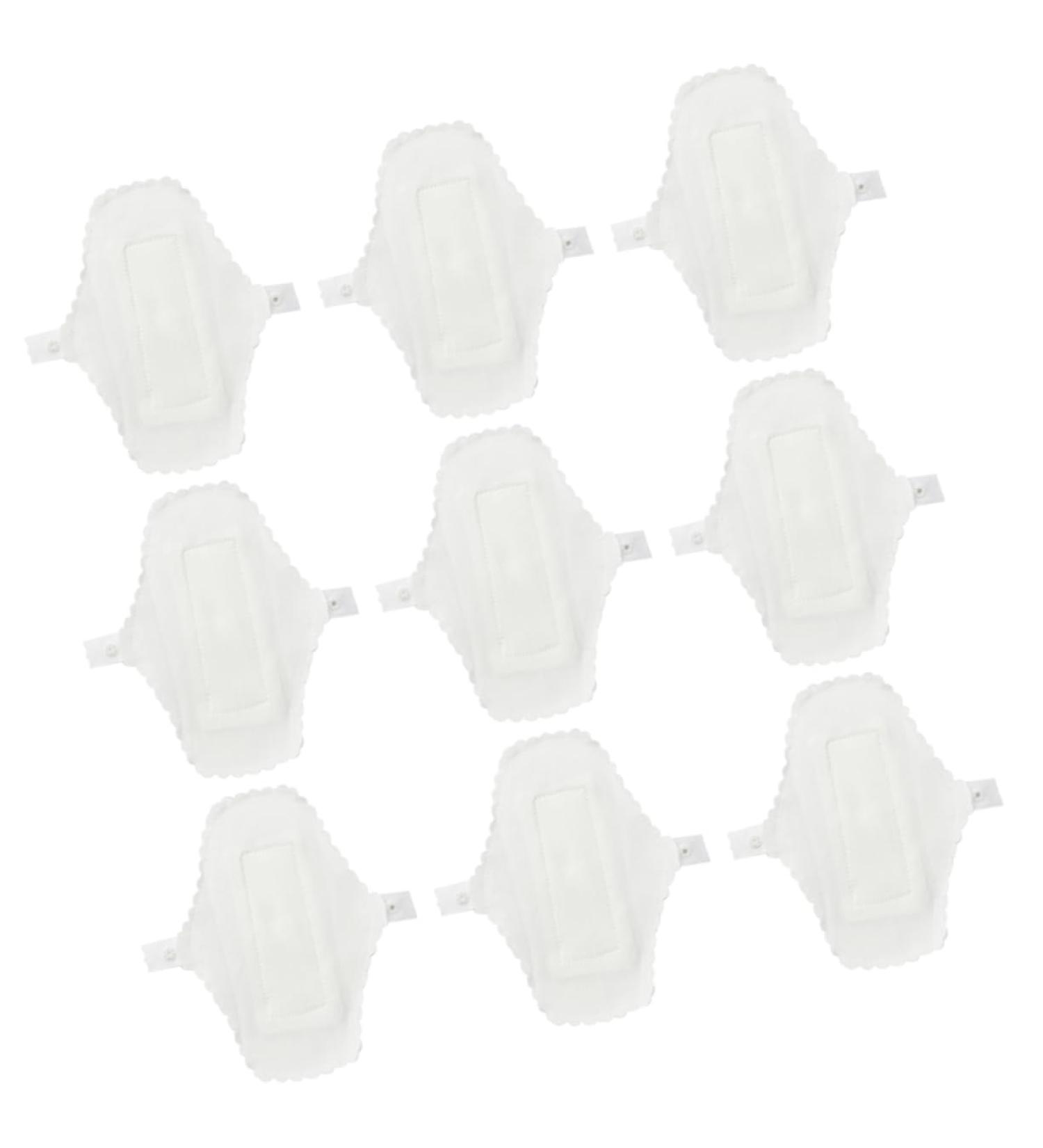 Reusable Menstrual Pads 9pcs | Washable Mama Cloth Pads | Cotton Reusable Napkins | Feminine Pads for Pregnant Women | Pack of 9 - Buy Online on GoSupps.com