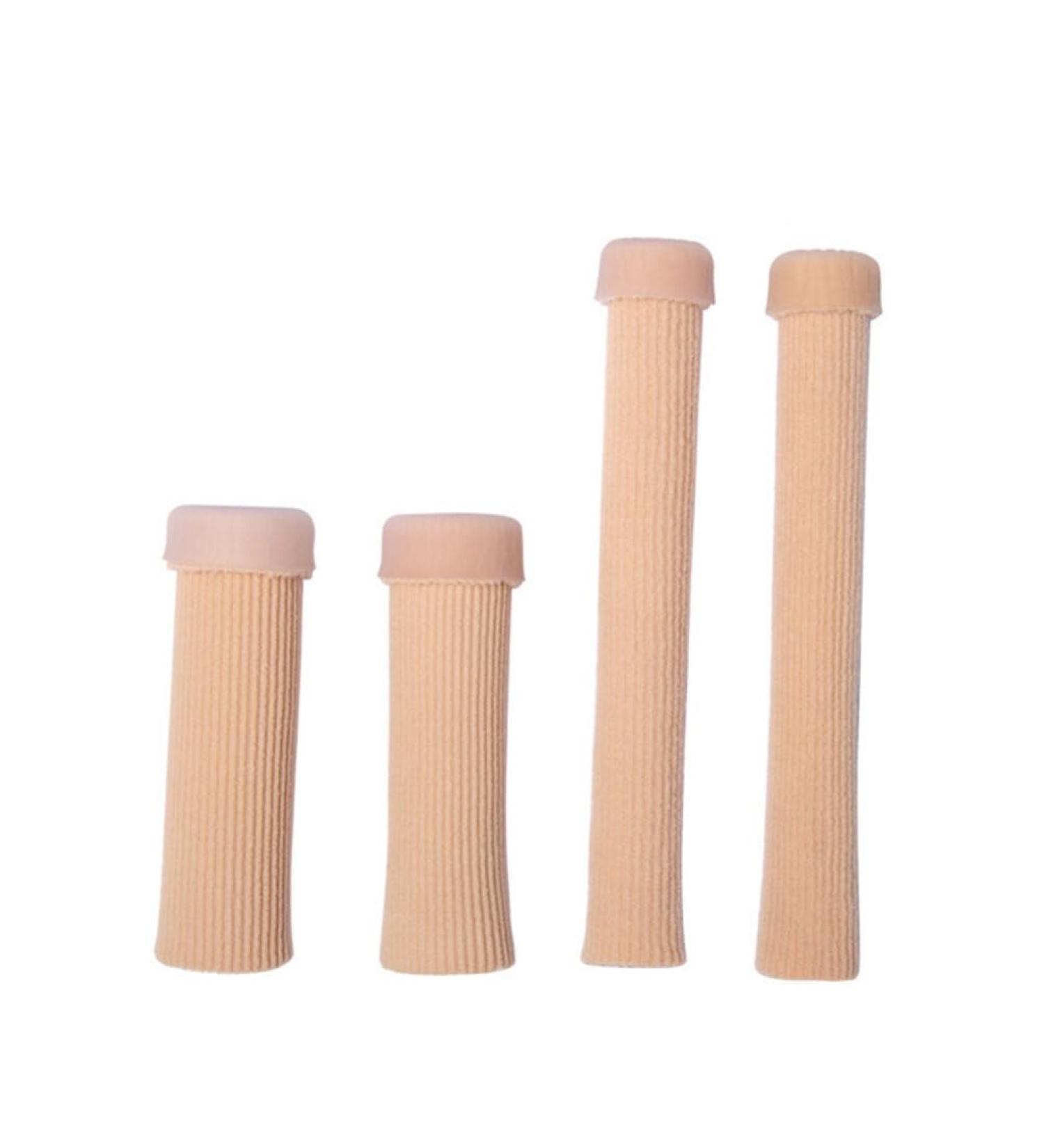 Silicone Gel Finger Wound Sleeves - Set of 2 | Finger Toe Handguard Nursing Cover | Cuttable Size 2 Sleeve - Buy Online on GoSupps.com
