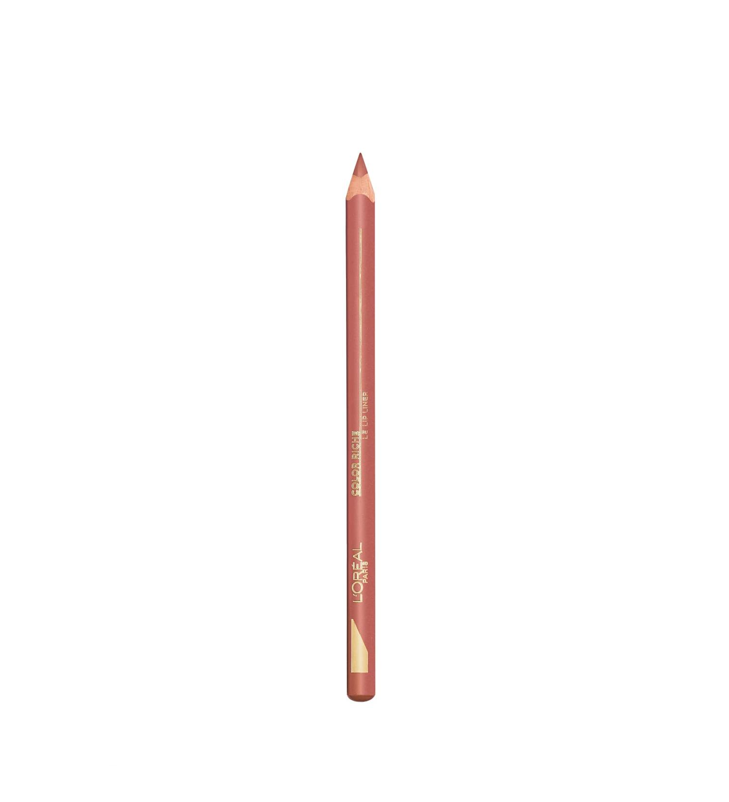 L'Oreal Paris Colour Riche Couture Lip Liner - 630 Beige a Nu | Long-Lasting Precision Lip Pencil - Buy Online on GoSupps.com