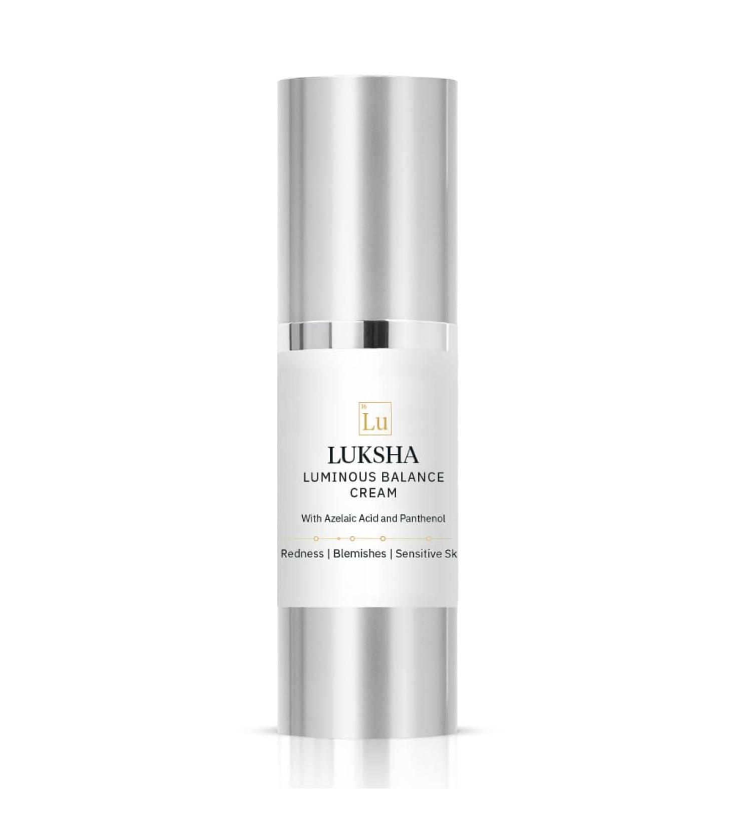 Luksha Cosmetics Luminous Balance Cream with 10% Azelaic Acid 5% Niacinamide & Aloe Vera