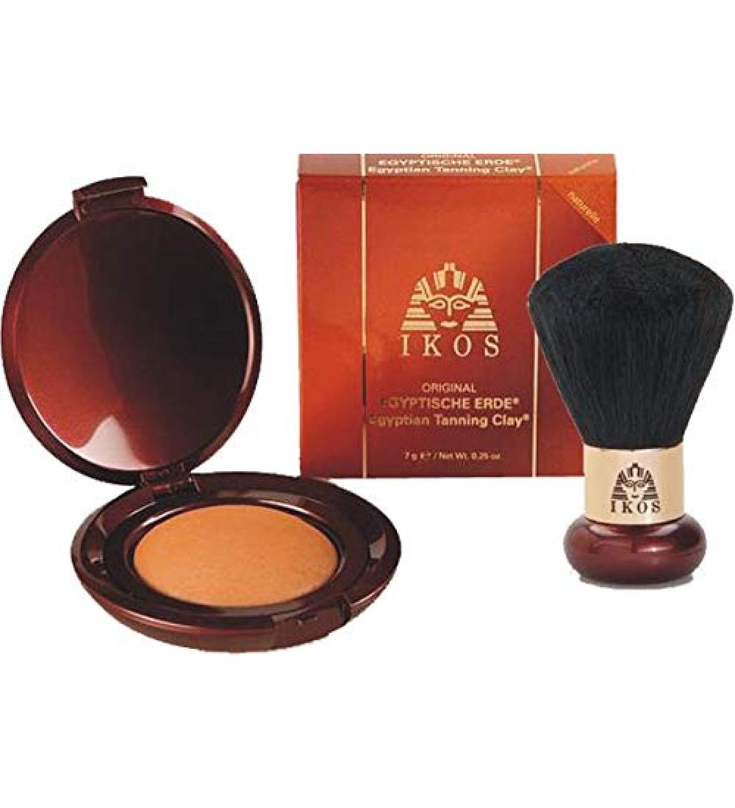 Ikos Egyptian Earth-Mediterranean (13g) + cosmetic brush