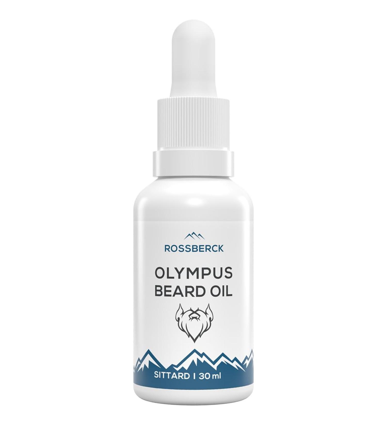 Rossberck Olympus Beard Oil | Fir Eucalyptus & Cedarwood | 30 ml | Best Beard Care for Short & Long Beards - International Shipping Available - Buy Online on GoSupps.com