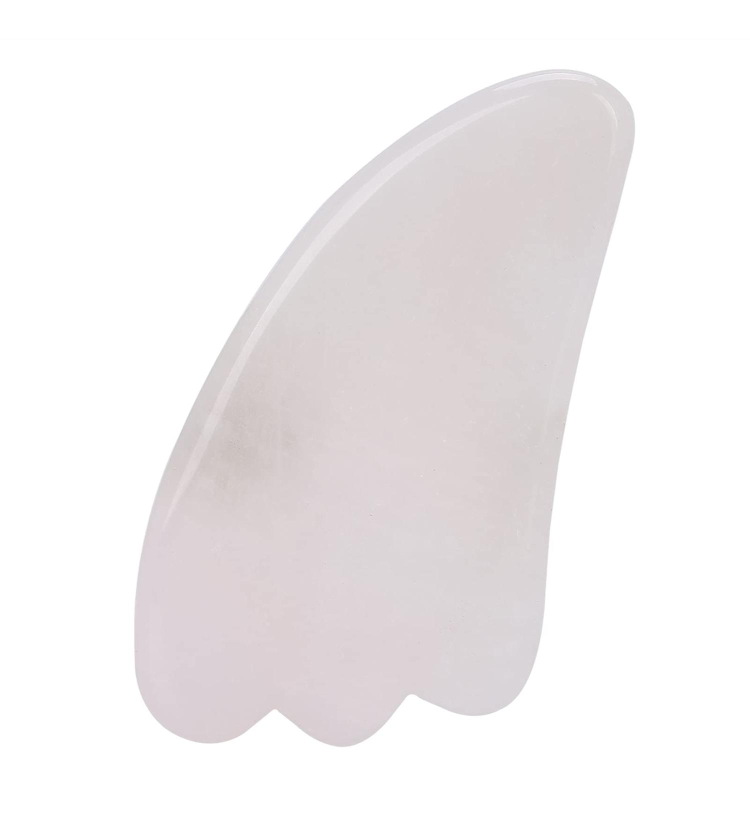Ankroyu Rose Quartz Gua Sha Massager - Facial Shaving & Beauty Tool for Neck and Body - Portable & International Shipping - Buy Online on GoSupps.com