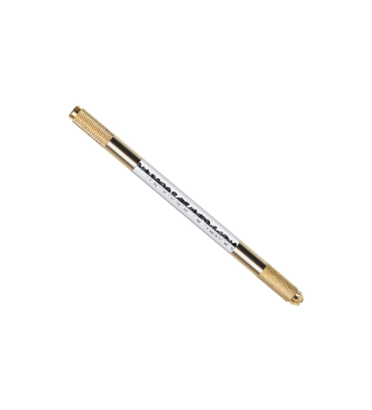OHPHCALL Embroidery Pencil Eyebrow Pencil Tattoos Accessory Microfilling Pen Embroidered Pen Aluminum Black - Buy Online on GoSupps.com