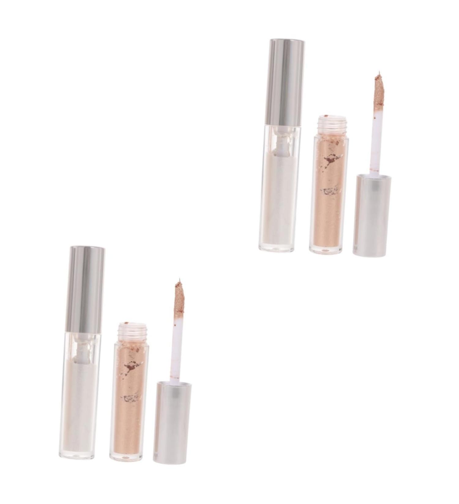FOMIYES Women Glitter Eyeshadow 4 Pcs Liquid Eyeshadow Highlighters White Makeup Glitter Highlighter Liquid Miss Cosmetics - Buy Online on GoSupps.com