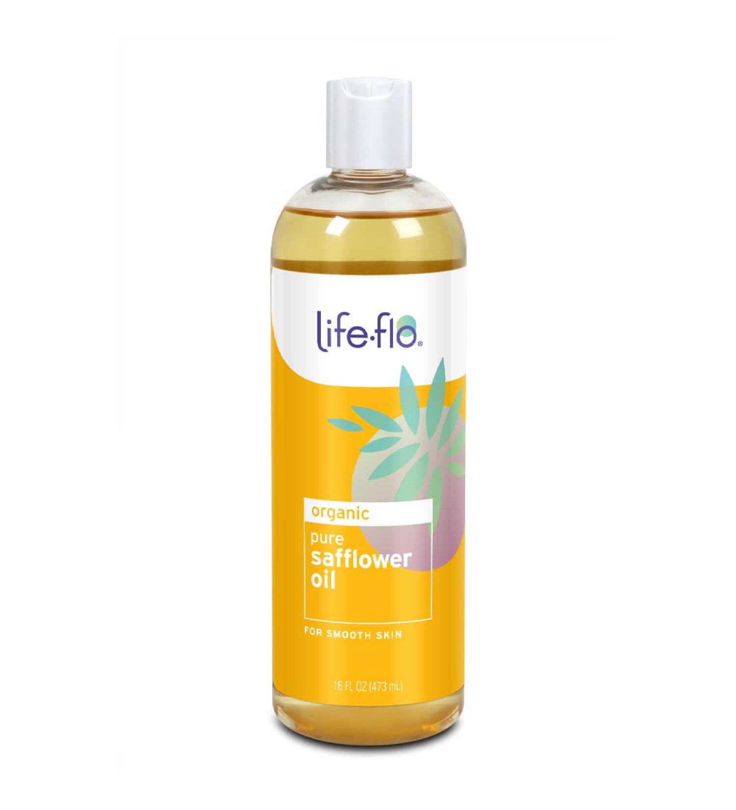 Life-flo Carrier Oil | 16oz (Pure Safflower Oil) Safflower 16 Fl Oz (Pack of 1)