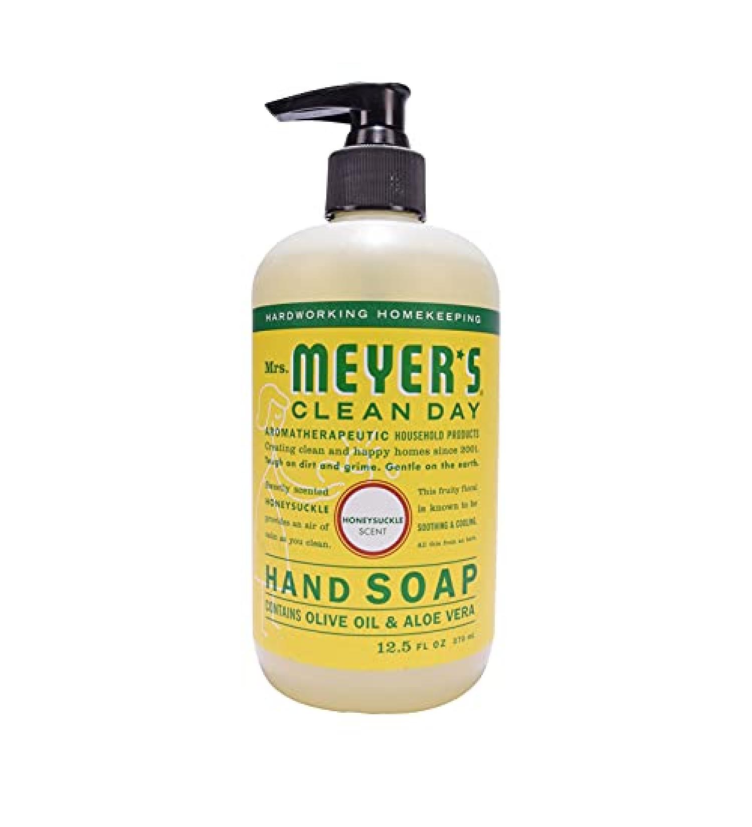MRS. MEYER'S CLEAN DAY 12.5 oz. Liquid Hand Soap Honeysuckle Scent - Total Qty: 6
