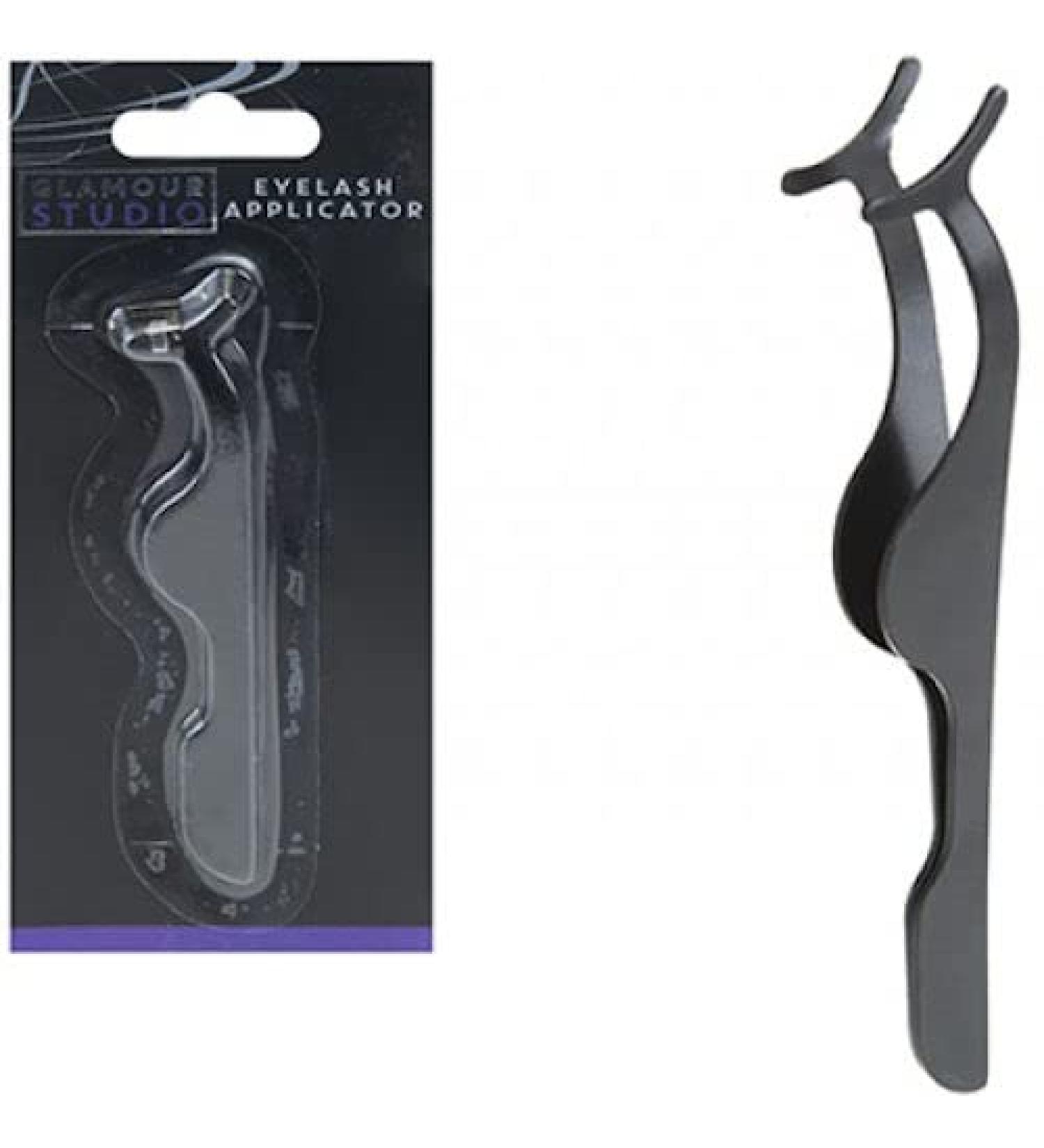 EYELASH APPLICATOR TWEEZERS - Apply False Eyelashes Easy To Use Sturdy Fast